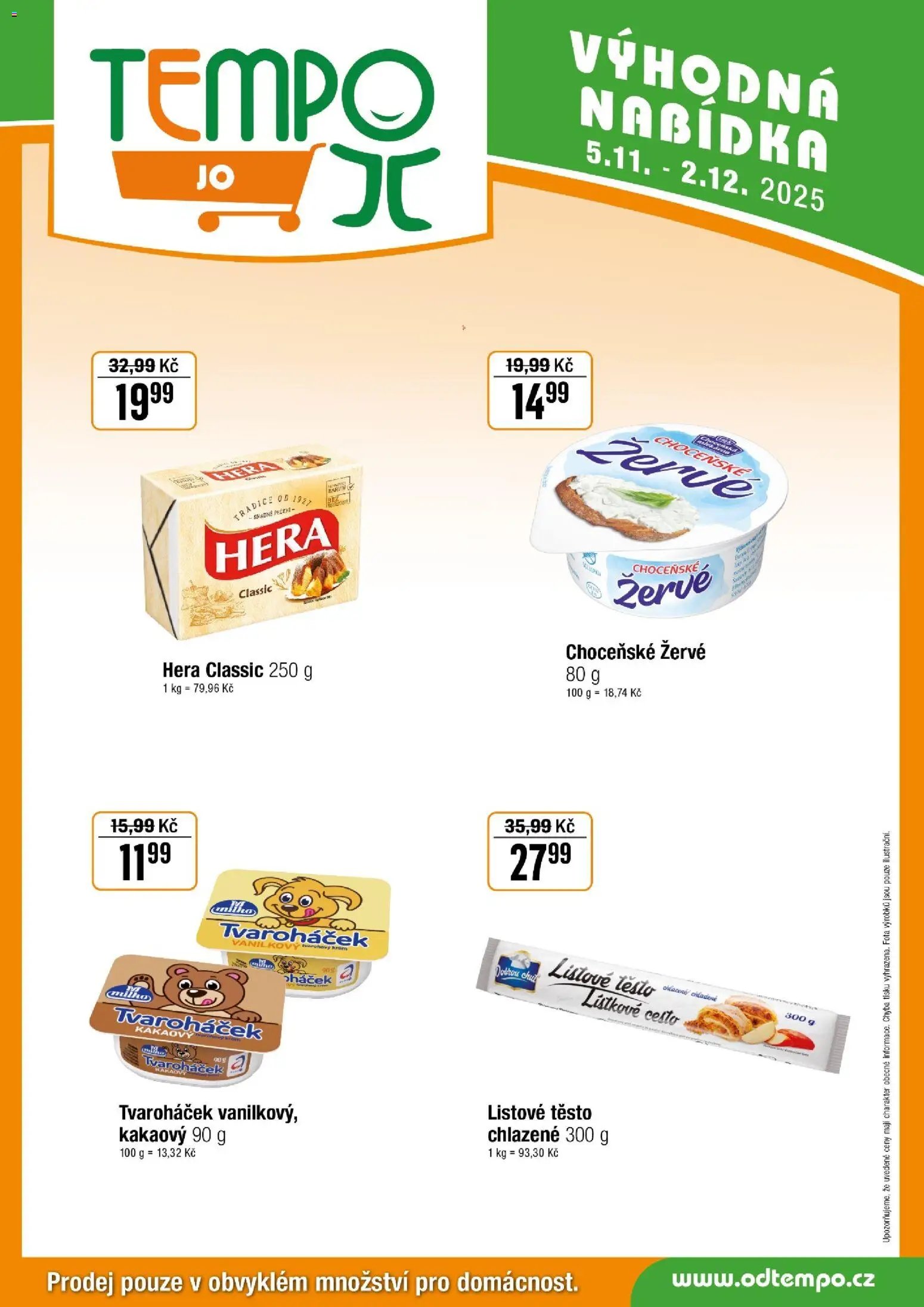 Tempo leták - JO (2025-11-05 - 2025-12-02)