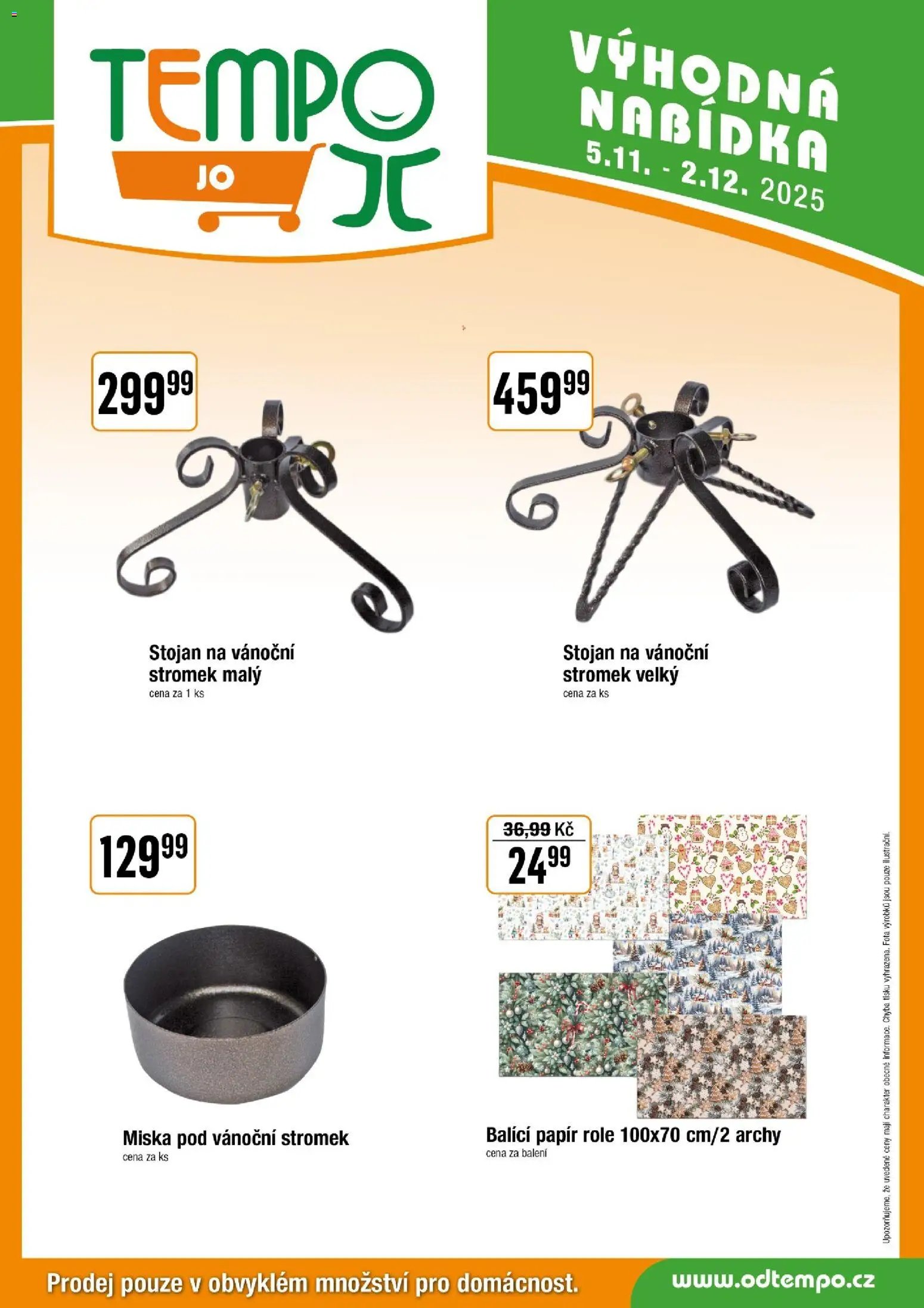 Tempo leták - JO (2025-11-05 - 2025-12-02)