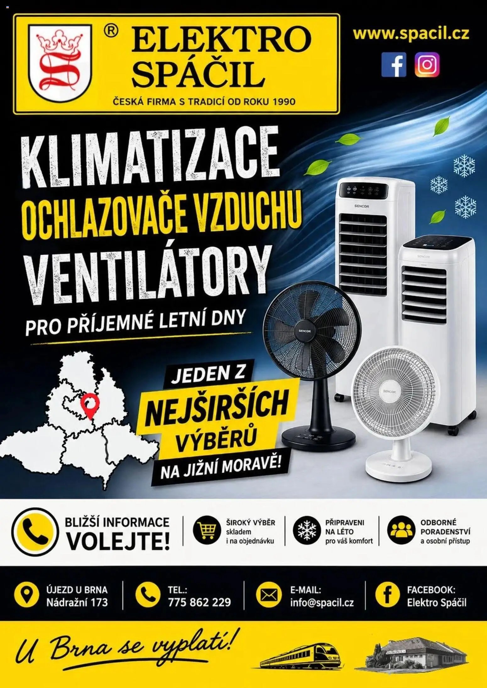 Elektro Spáčil leták
