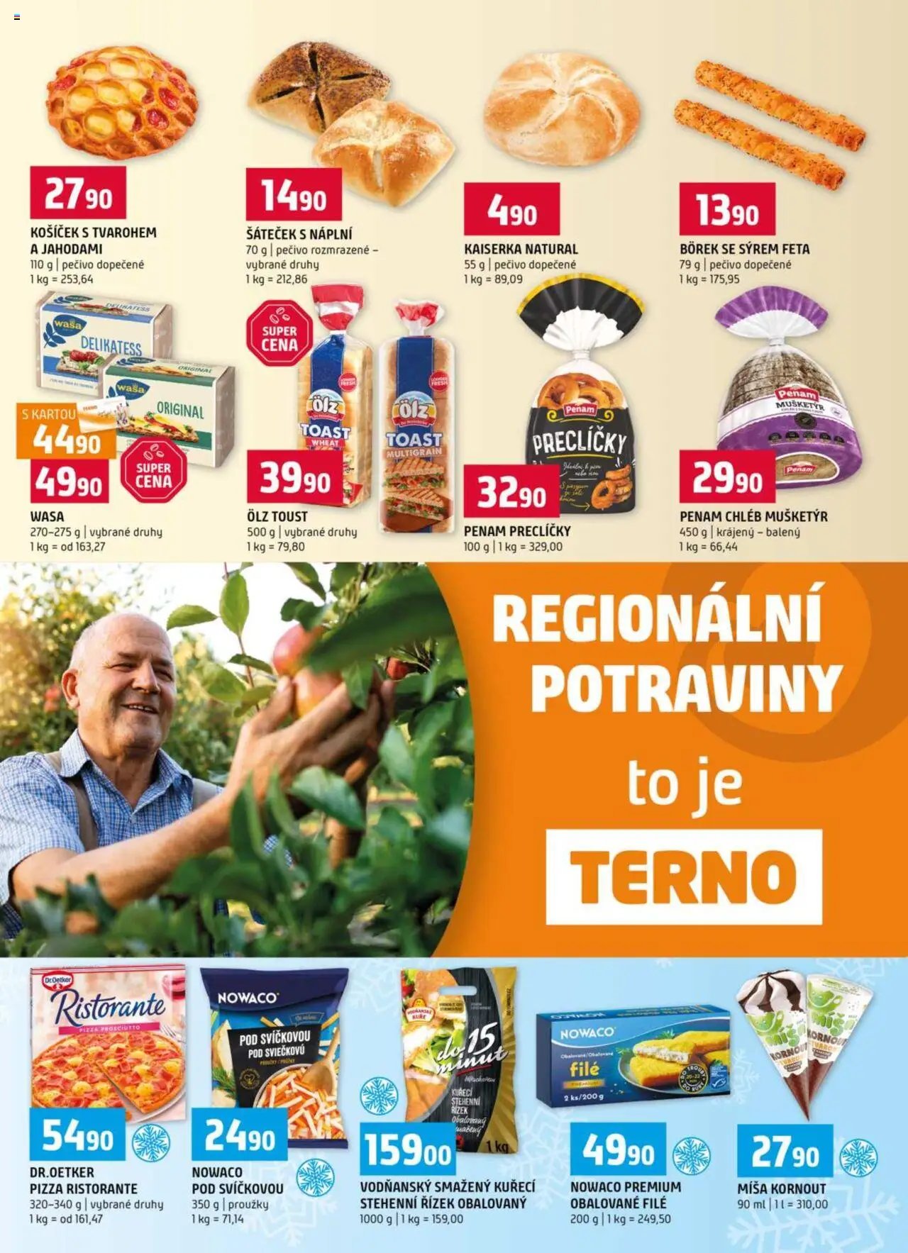 Terno leták - Český Krumlov, Prachatice, Strakonice, Tábor, Zlín (2025-10-08 - 2025-10-14)