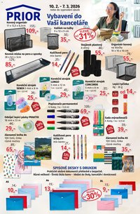 Prior - Akční Nabídka Kancelářských Potřeb (2026-02-10 - 2026-03-07)