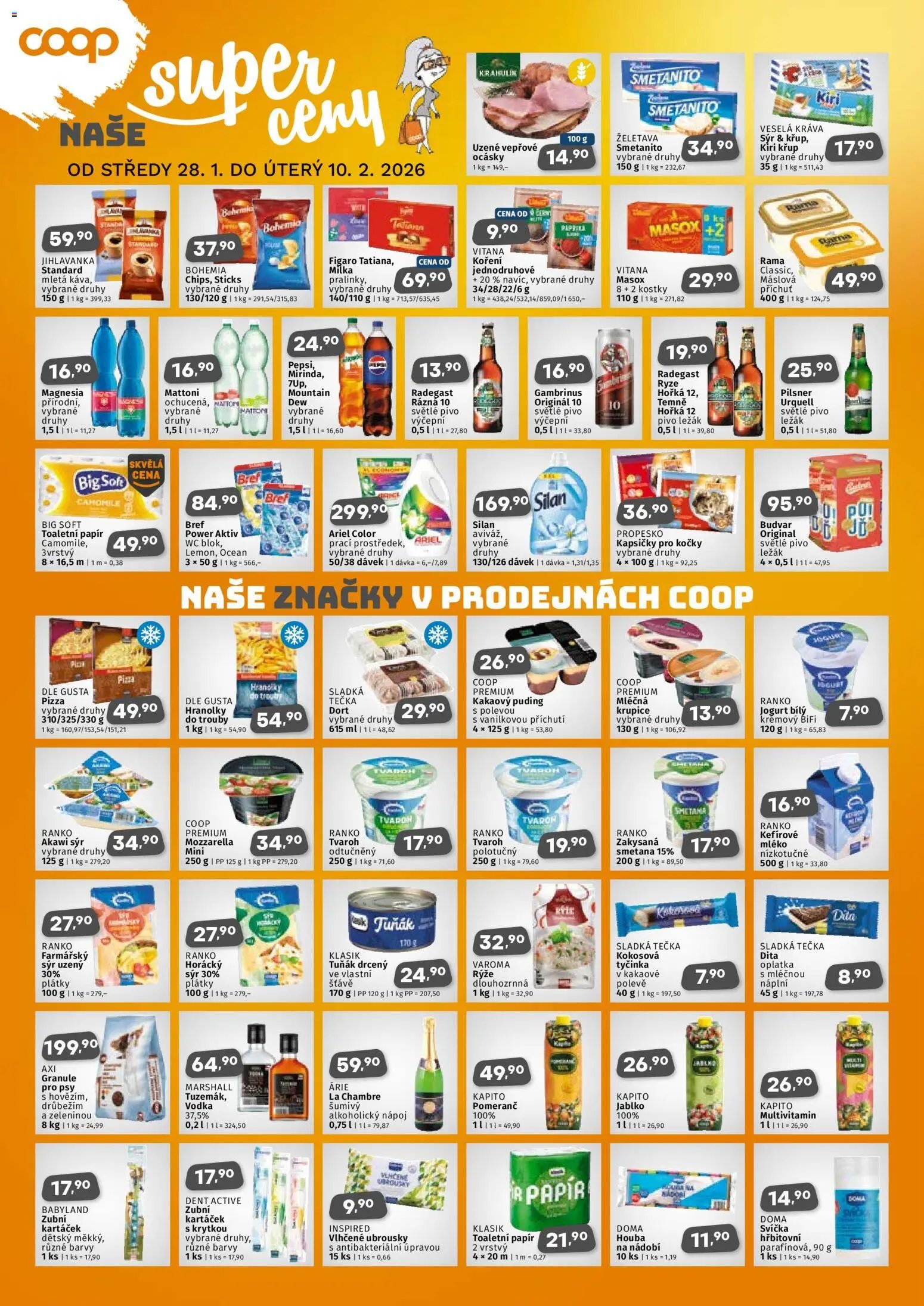 Coop leták - Jihočeský region (2026-01-28 - 2026-02-10)