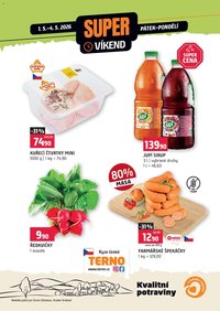 Terno leták - Super víkend (2026-05-01 - 2026-05-04)