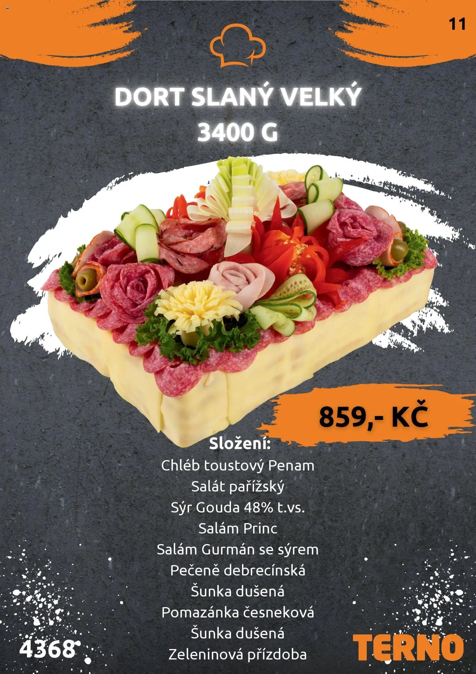 Terno leták - Grill Zlín – Studená kuchyně (2026-04-07 - 2026-12-31)