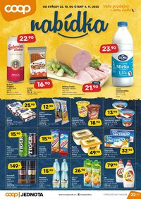 Coop leták - Středočeský region (2025-10-22 - 2025-11-04)