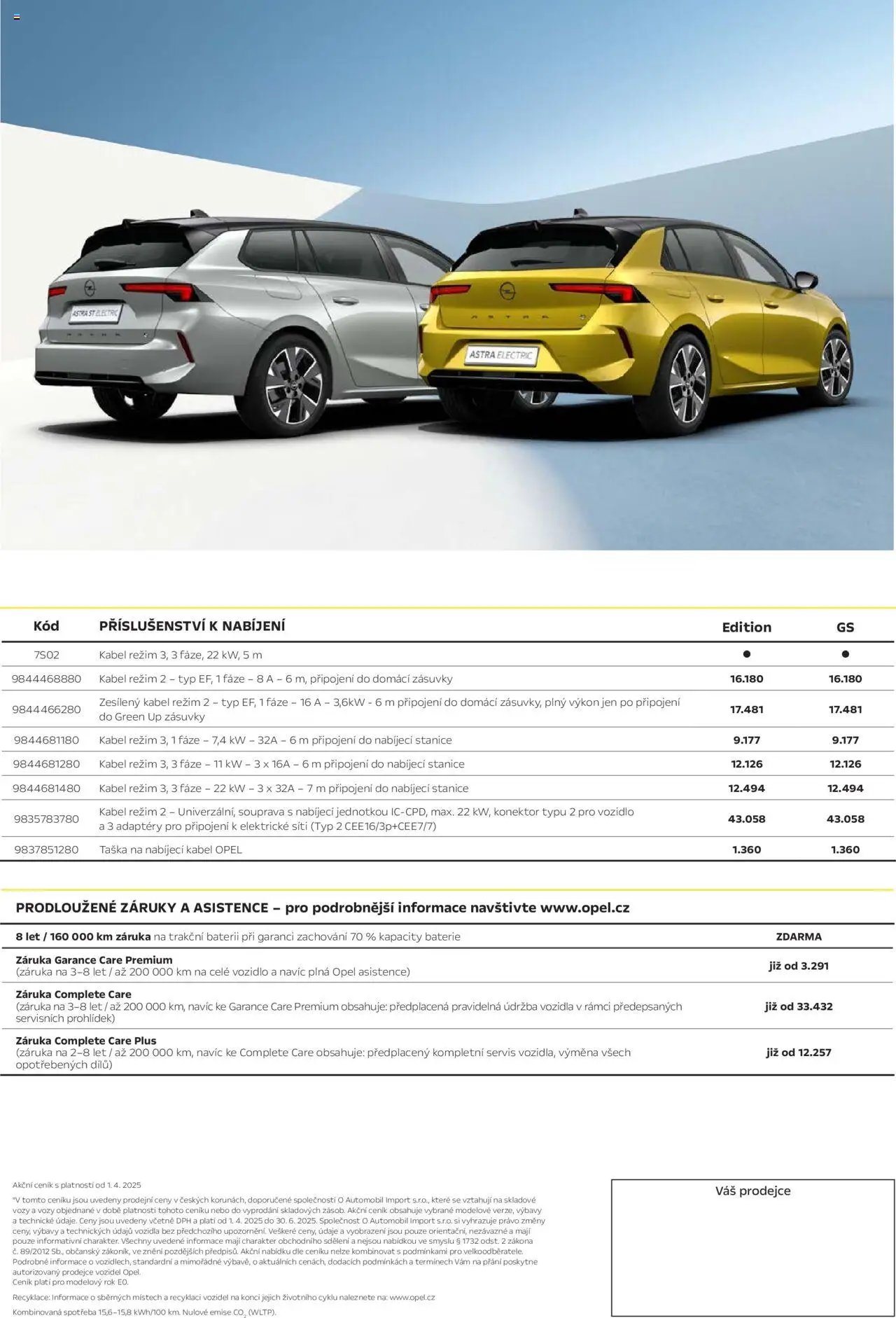 Opel katalog - Astra Electric (2025-04-25 - 2026-02-28)