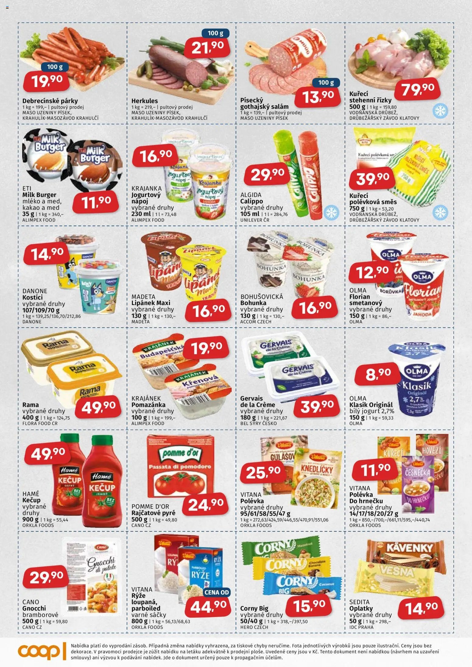 Coop leták - Středočeský region