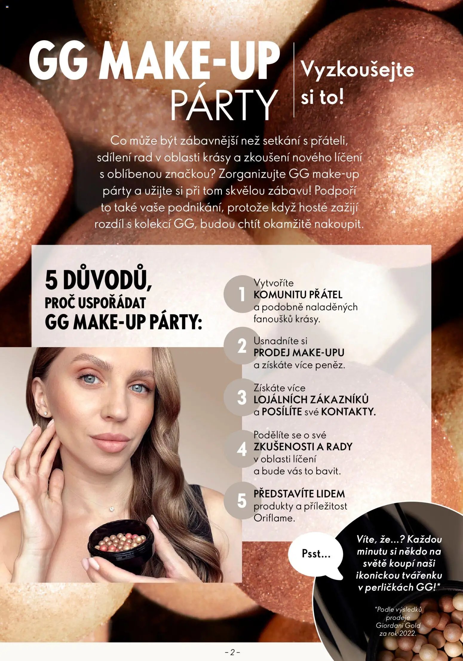 Oriflame katalog GG Make-up Párty