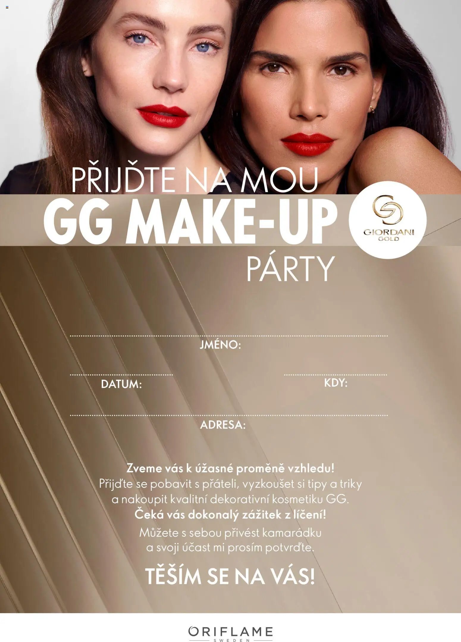 Oriflame katalog GG Make-up Párty