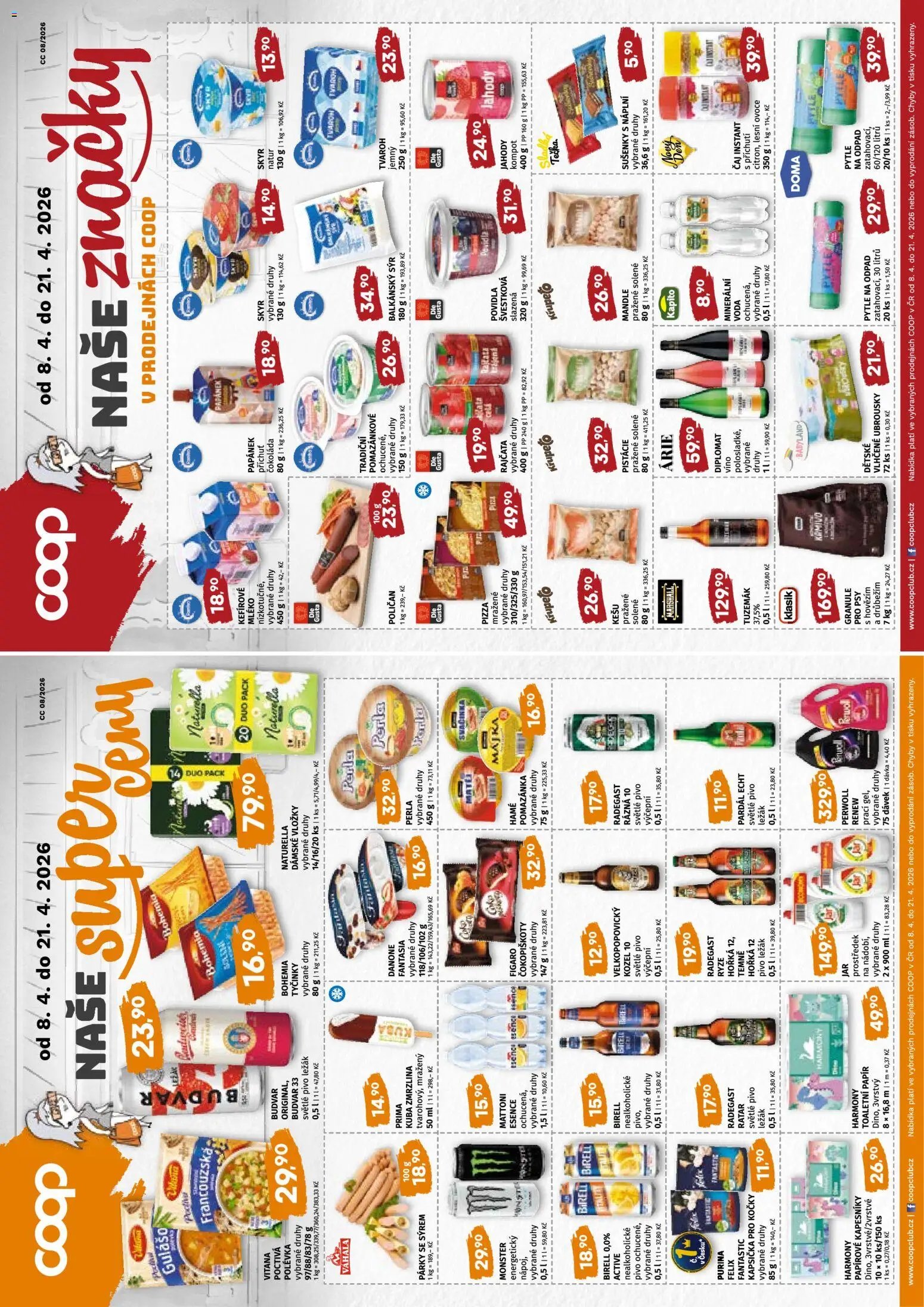 Coop leták - Západočeský region (2026-04-08 - 2026-04-21)