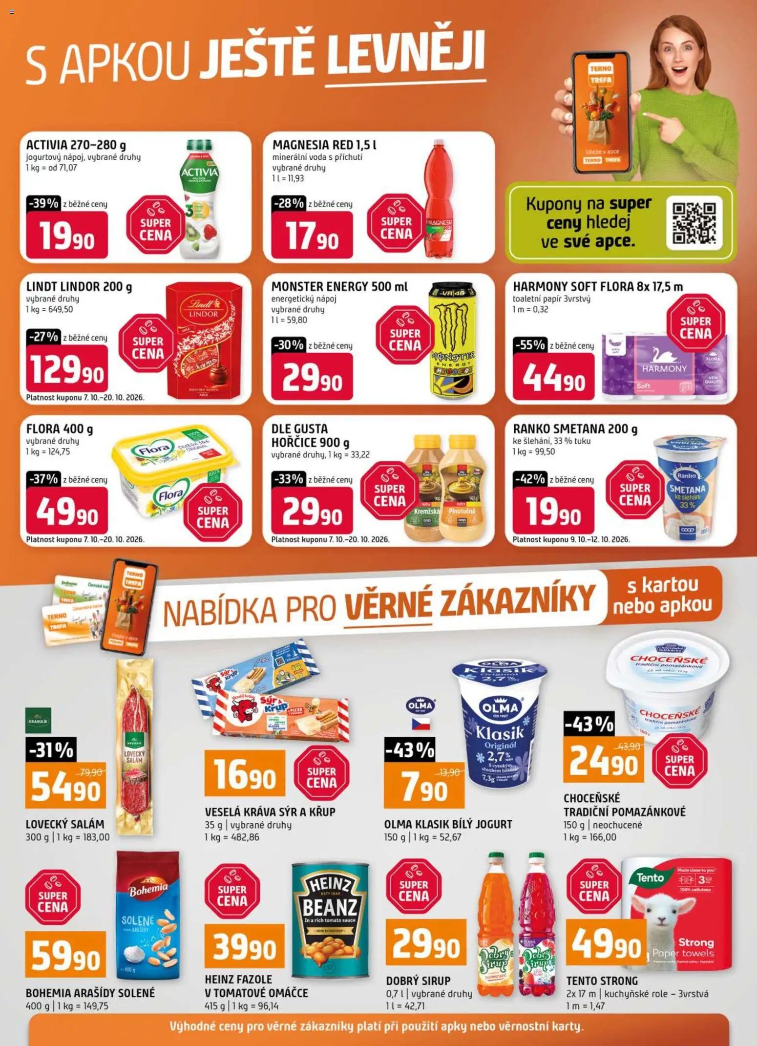 Terno leták - Nabídka pro věrné zákazníky