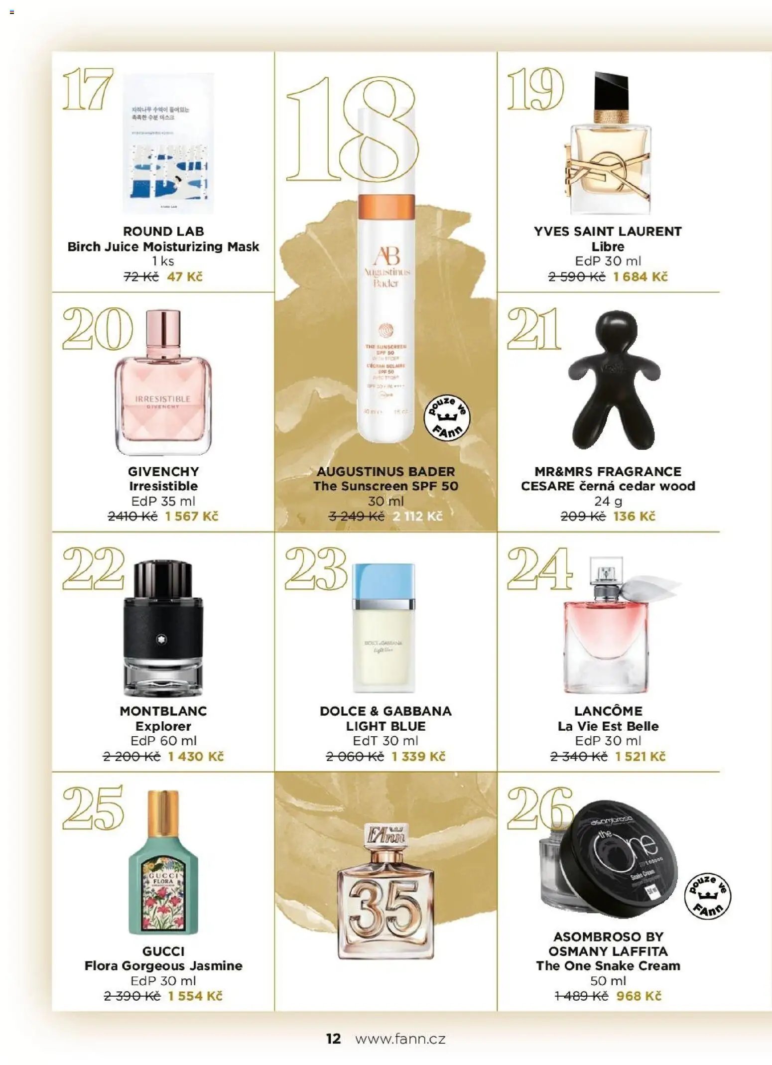 FAnn parfumerie katalog Jaro 2025