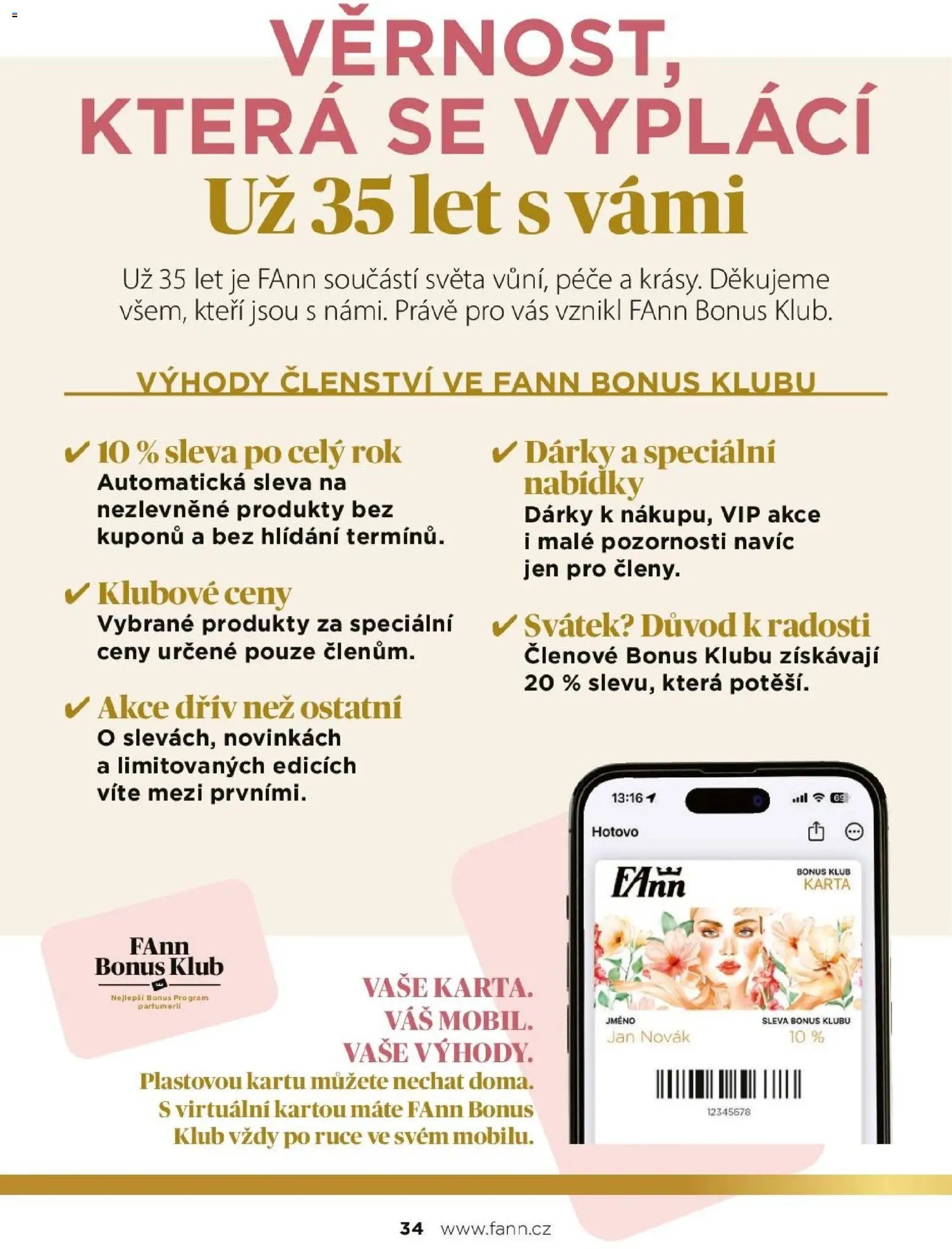 FAnn parfumerie katalog Jaro 2025