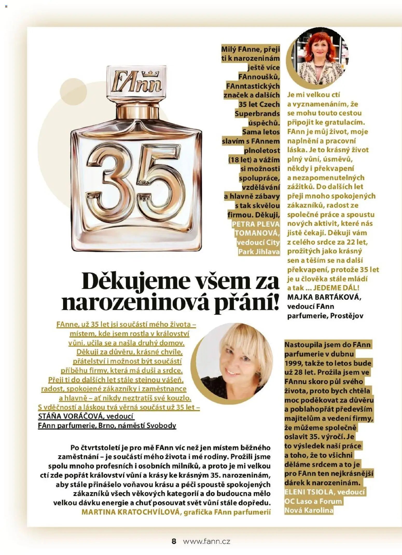 FAnn parfumerie katalog Jaro 2025
