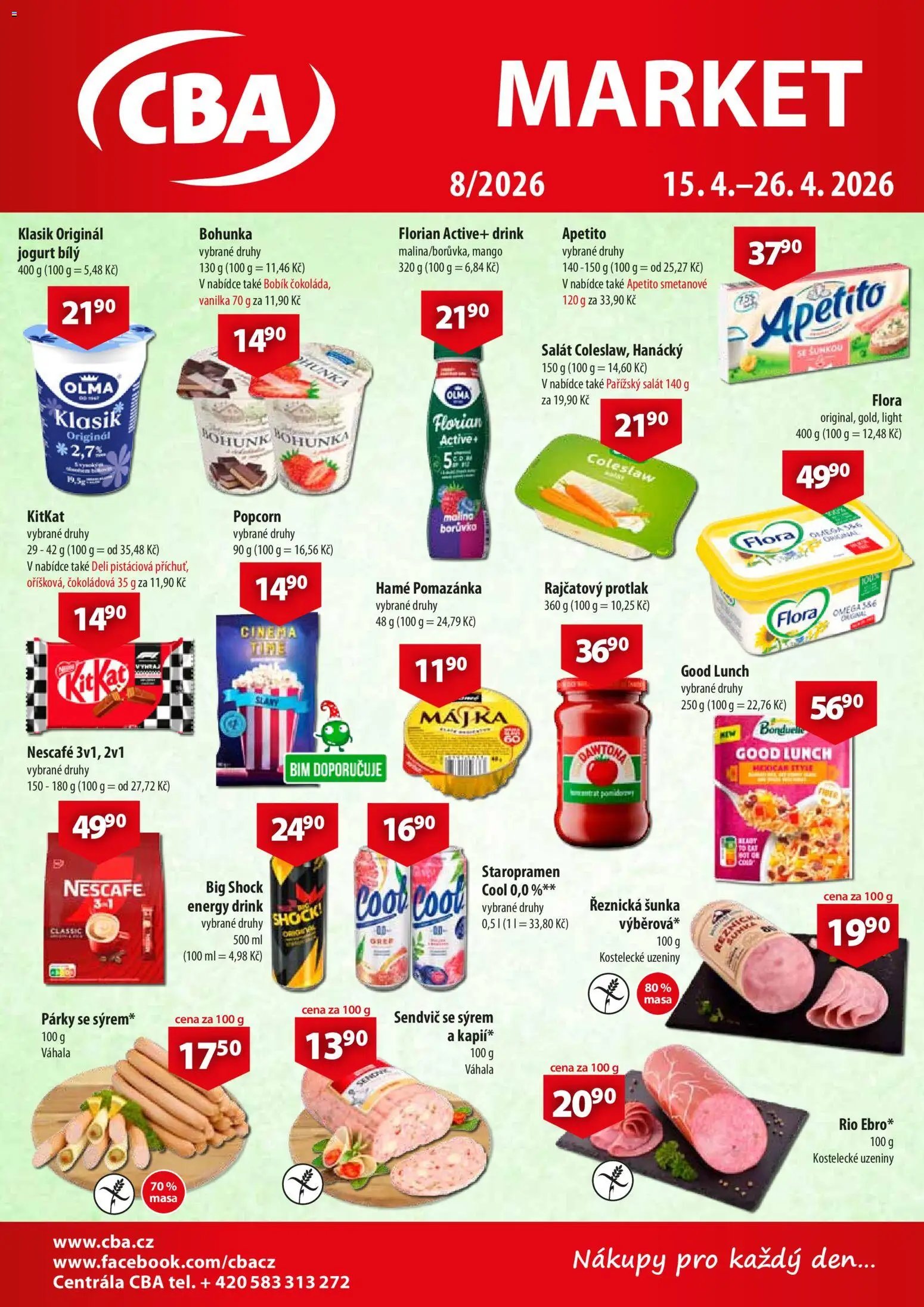 CBA leták - Market (2026-04-15 - 2026-04-26)