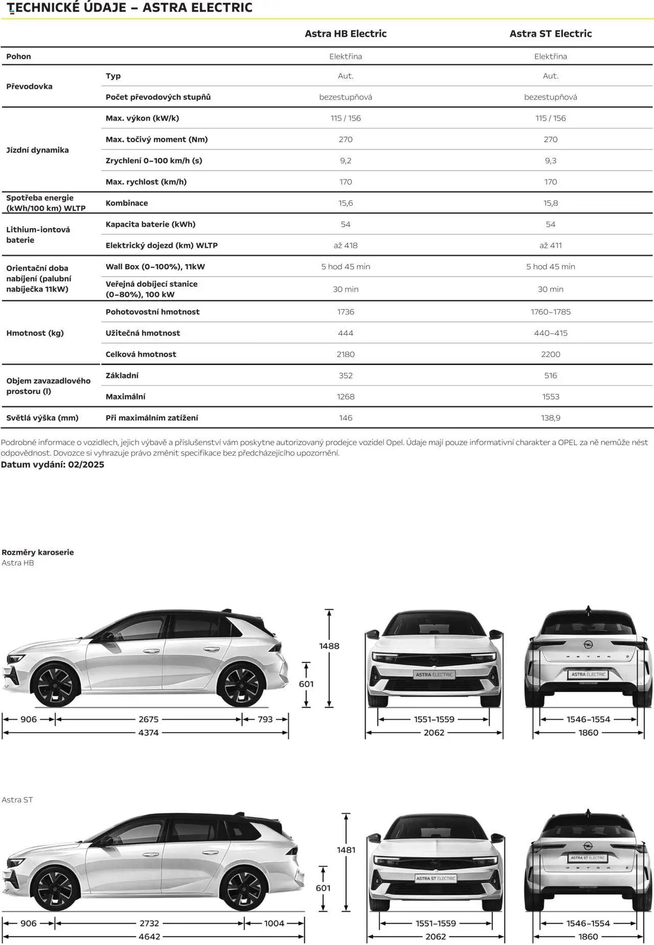 Opel katalog - Astra Sports Tourer Electric (2025-03-01 - 2026-02-28)