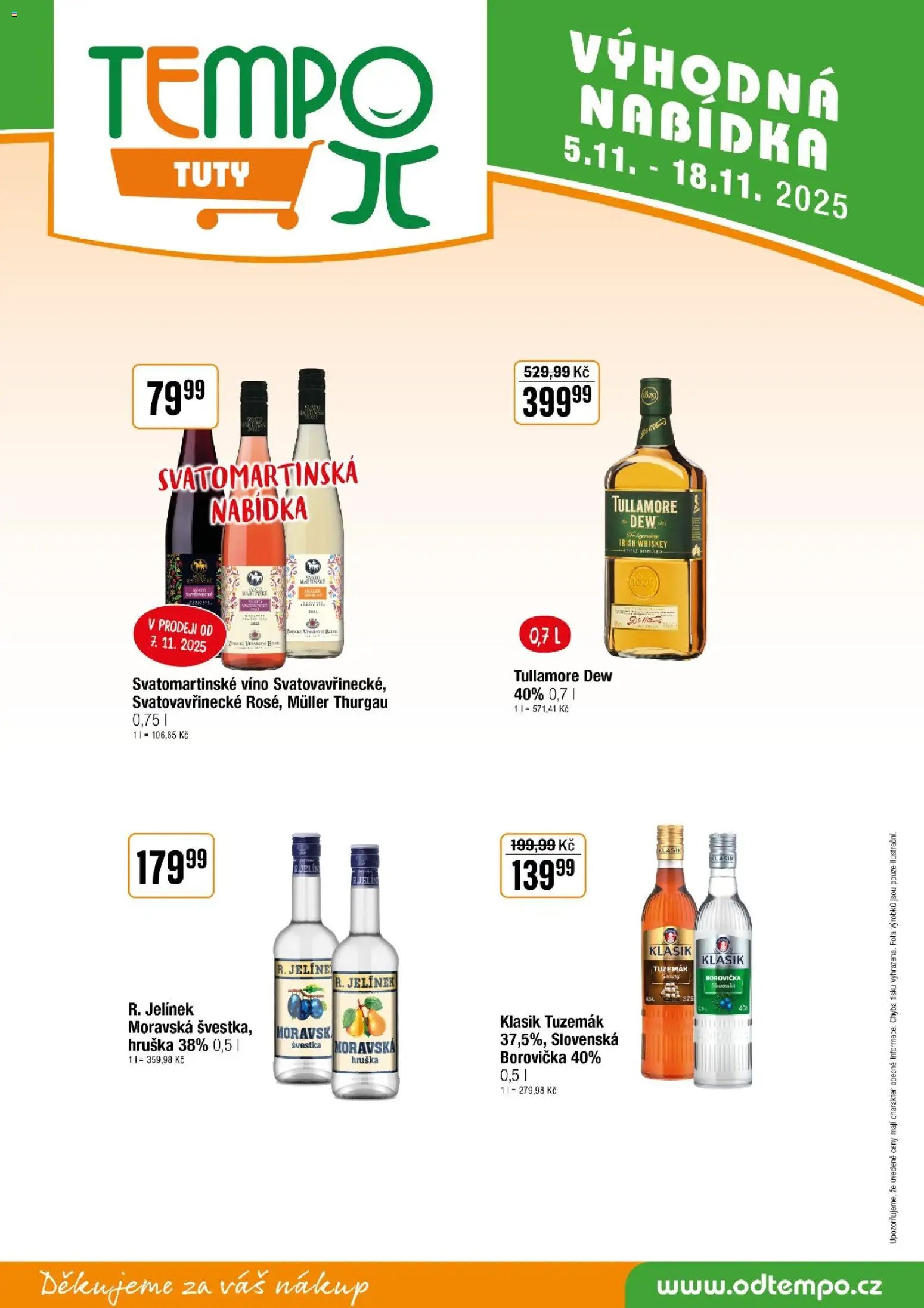 Tempo leták - Tuty (2025-11-05 - 2025-11-18)