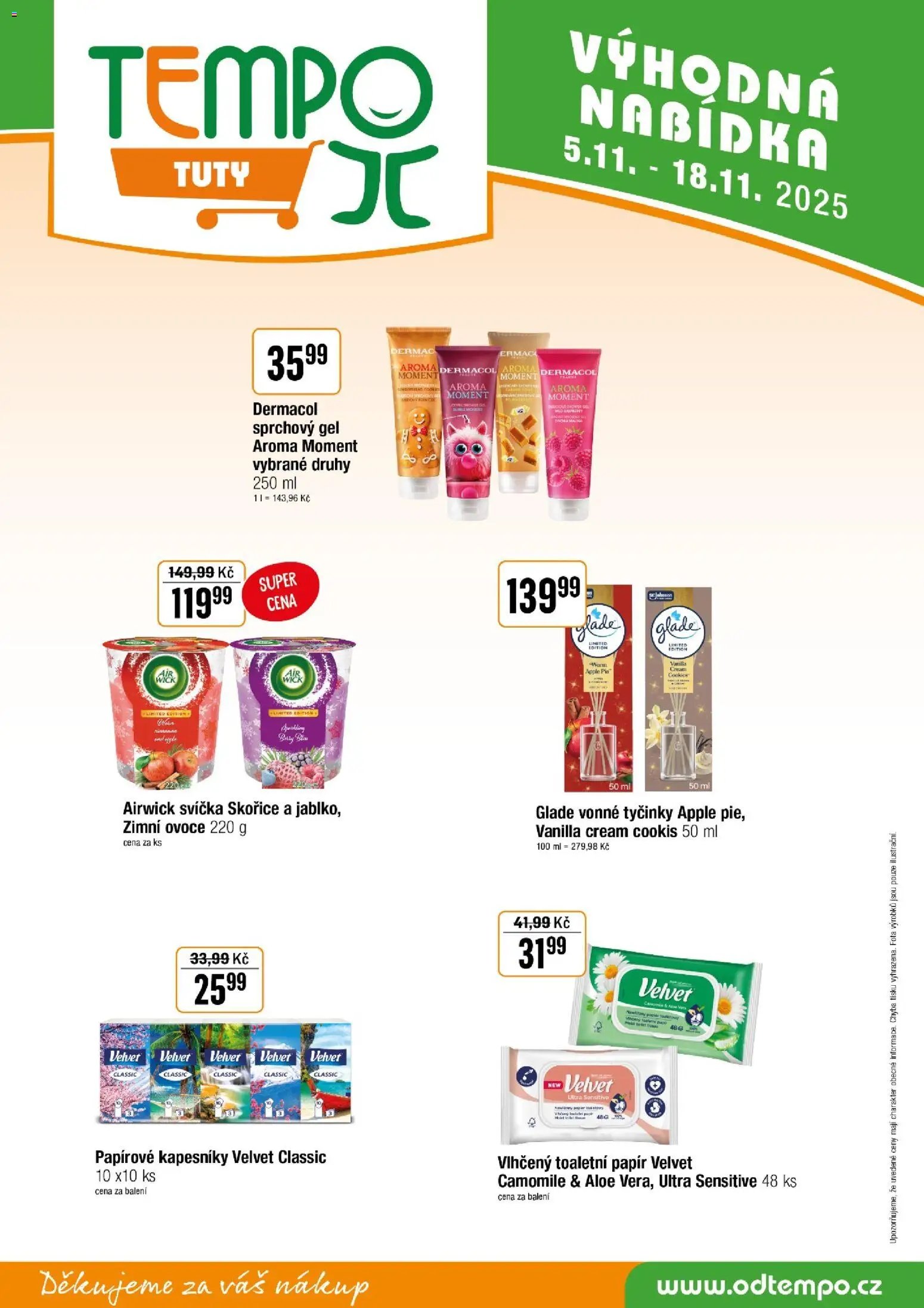 Tempo leták - Tuty (2025-11-05 - 2025-11-18)