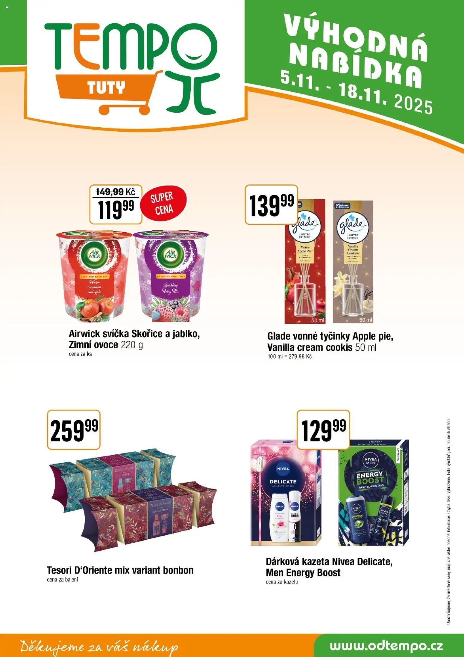 Tempo leták - Tuty (2025-11-05 - 2025-11-18)