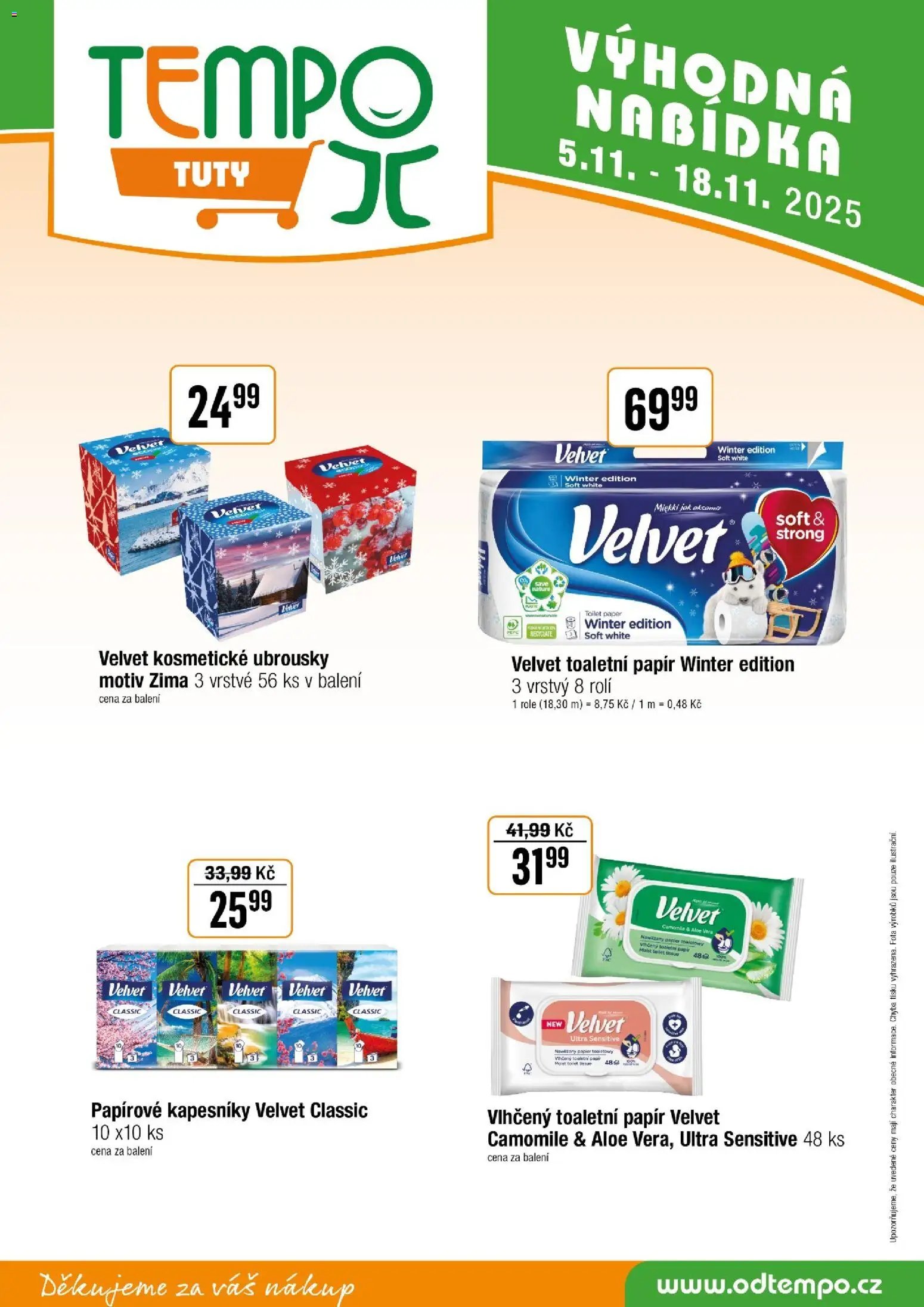 Tempo leták - Tuty (2025-11-05 - 2025-11-18)