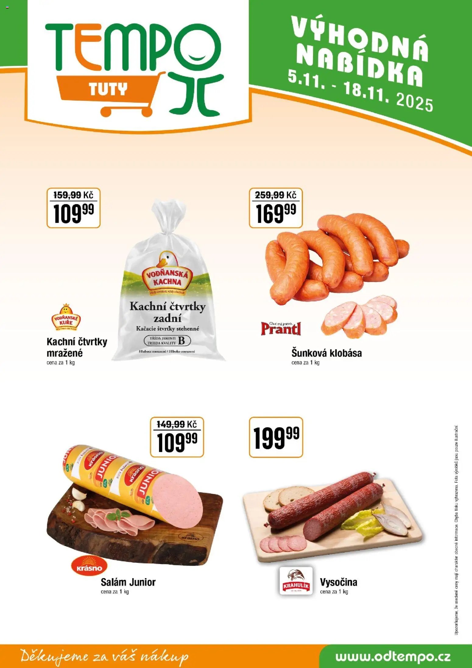 Tempo leták - Tuty (2025-11-05 - 2025-11-18)