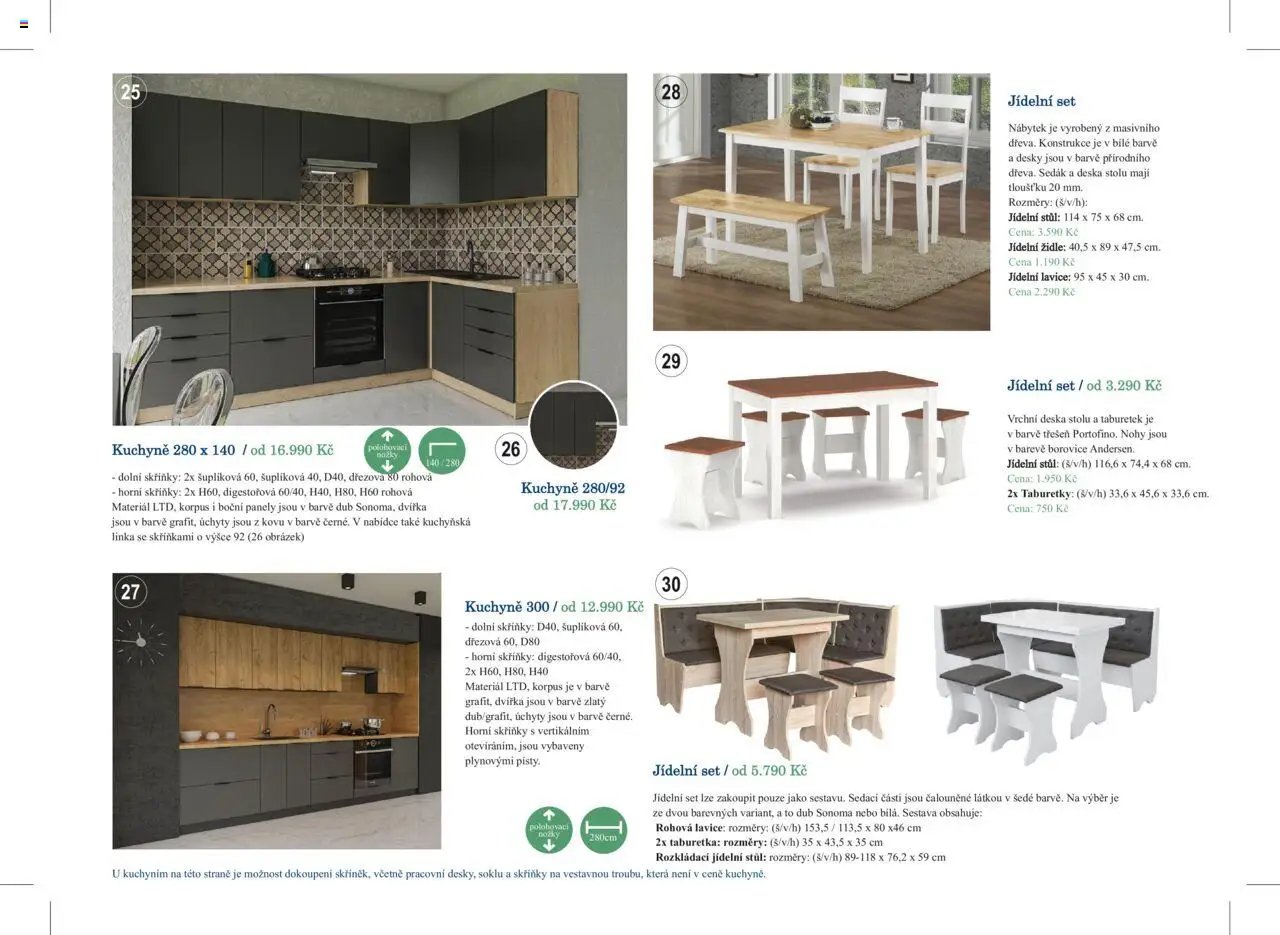 Casarredo leták - Kuchyně (2025-01-01 - 2025-12-31)