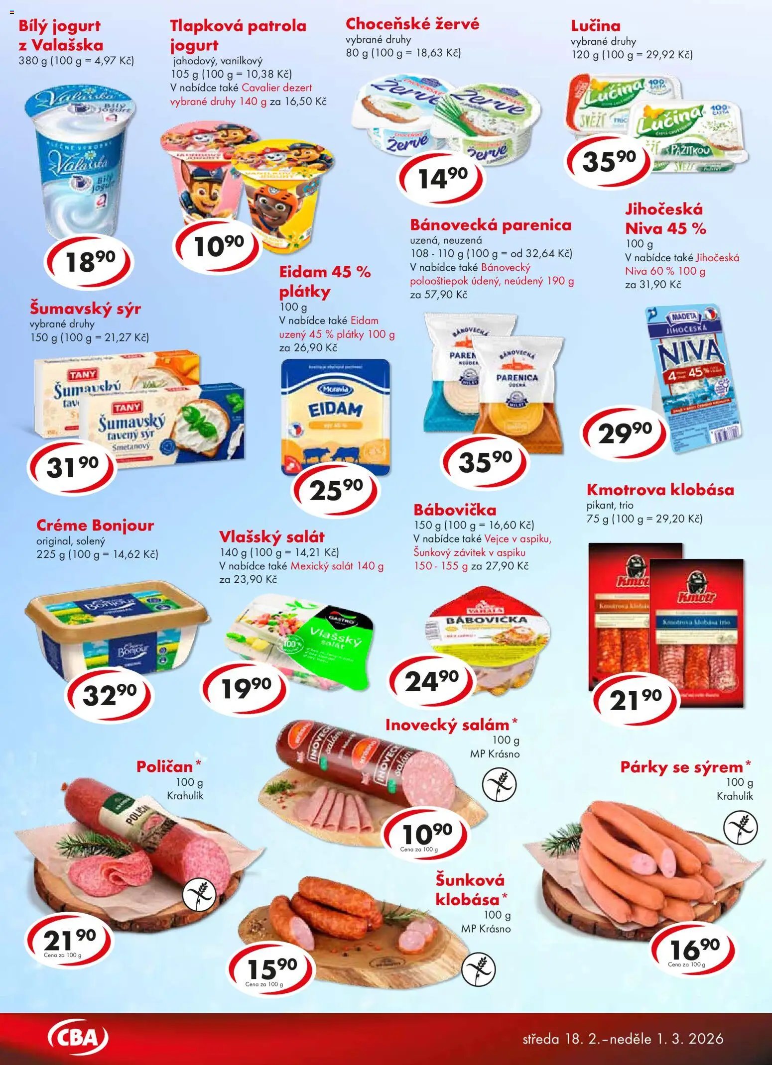 CBA leták (2026-02-18 - 2026-03-01)