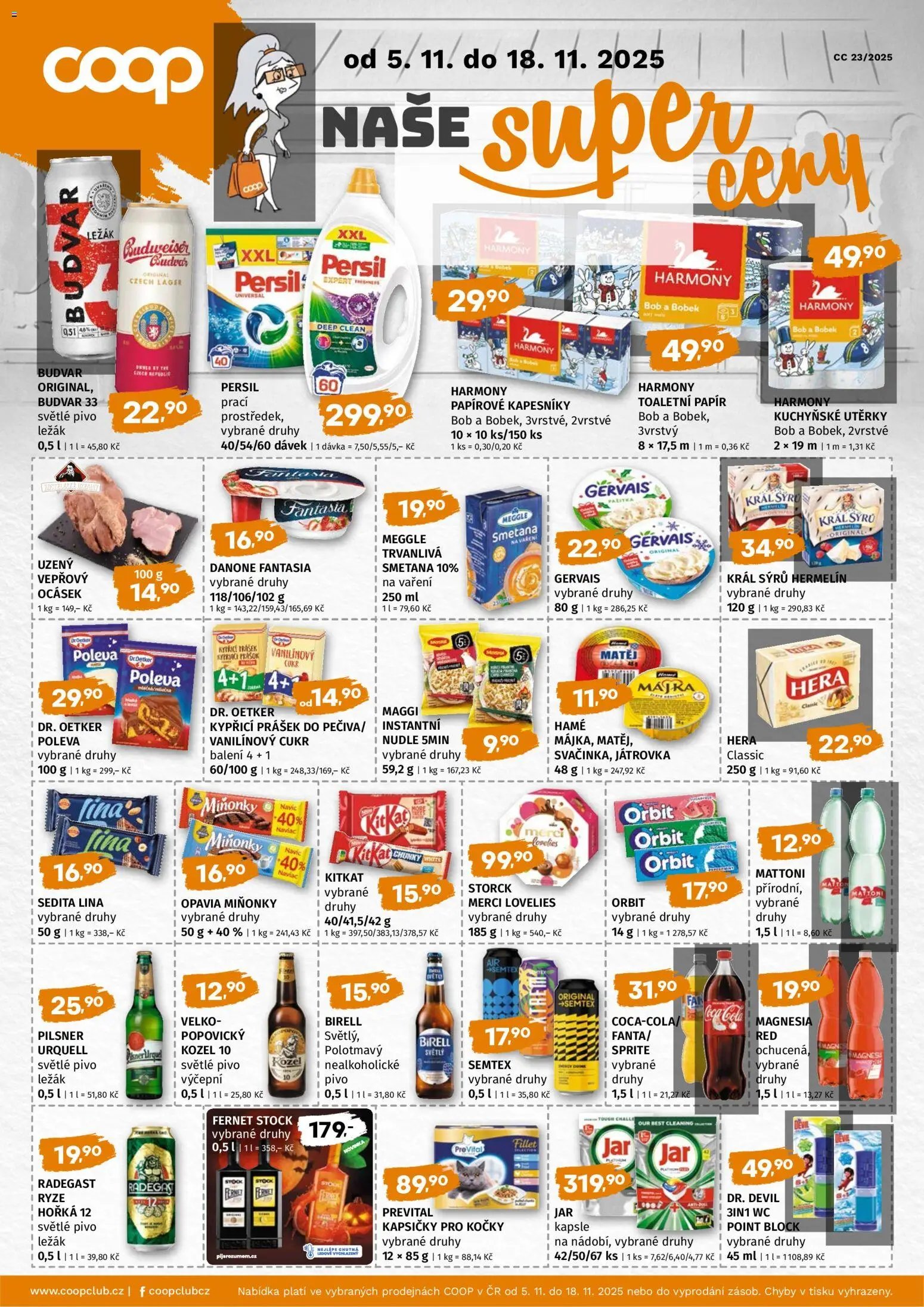 Terno leták - COOP naše super ceny (2025-11-05 - 2025-11-18)