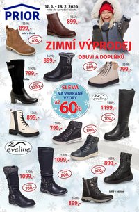 Prior - Akční Nabídka Obuvi (2026-01-12 - 2026-02-28)