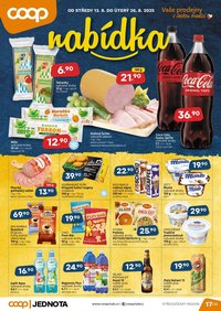 Coop leták - Středočeský region (2025-08-13 - 2025-08-26)