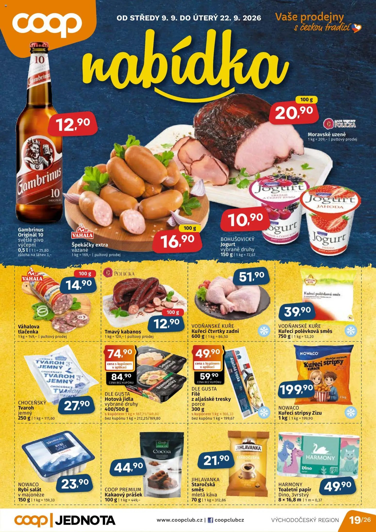 Coop leták - Východočeský region