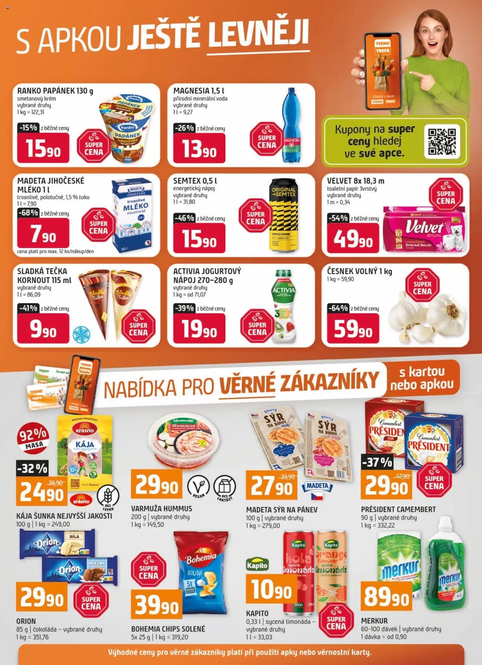 Terno leták - Nabídka pro věrné zákazníky