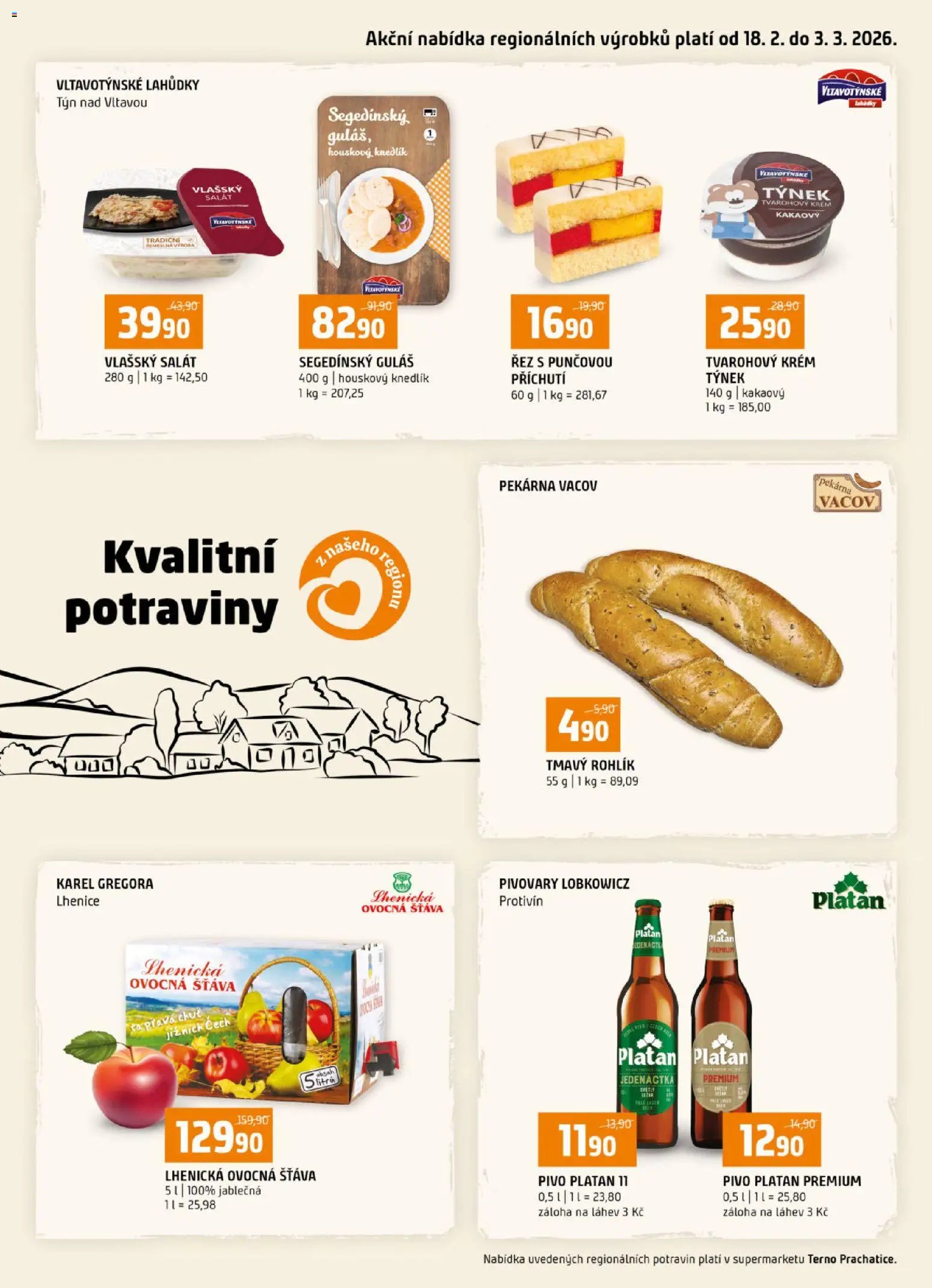 Terno leták - Prachatice (2026-02-18 - 2026-03-03)