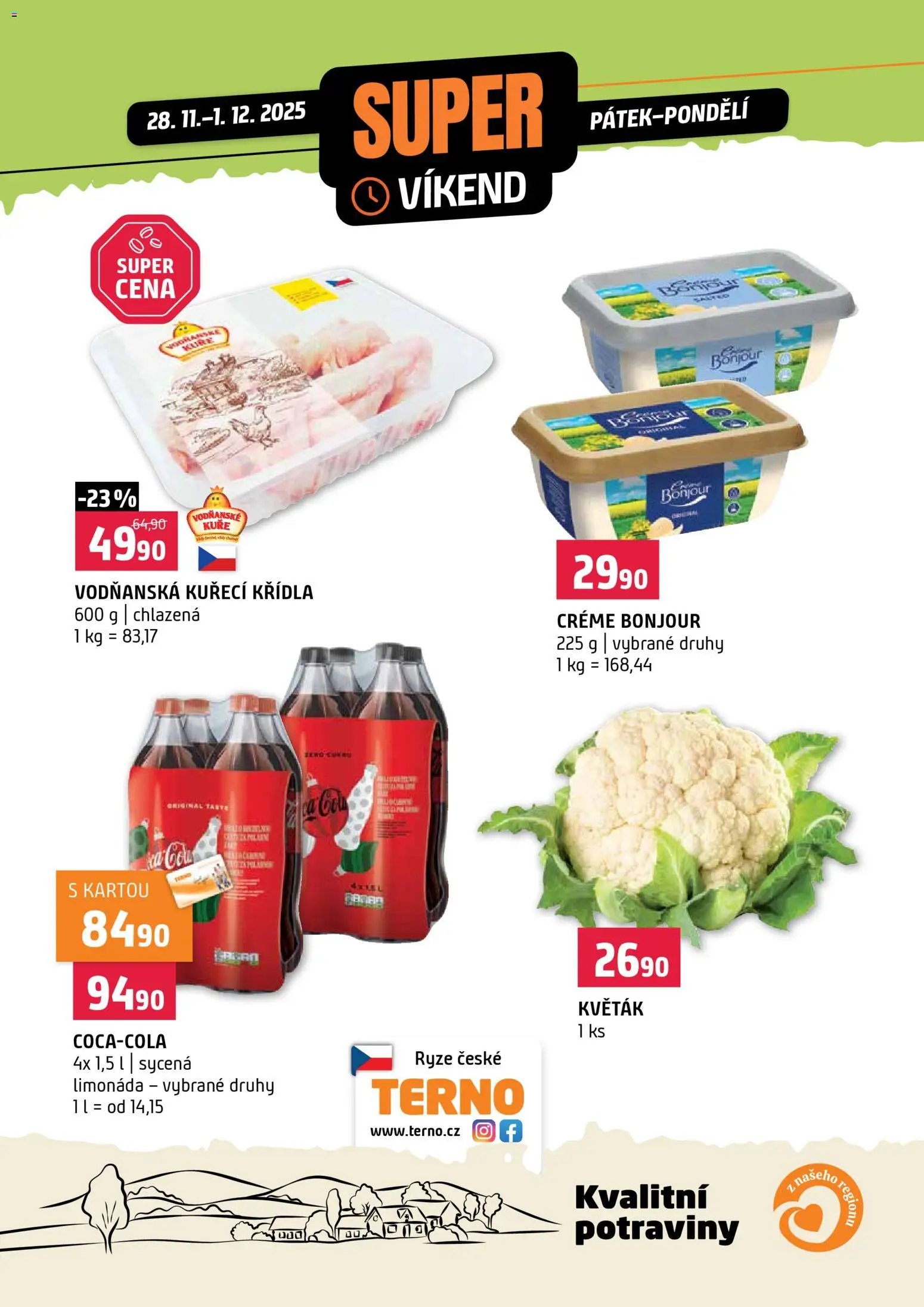 Terno leták - Super víkend (2025-11-28 - 2025-12-01)