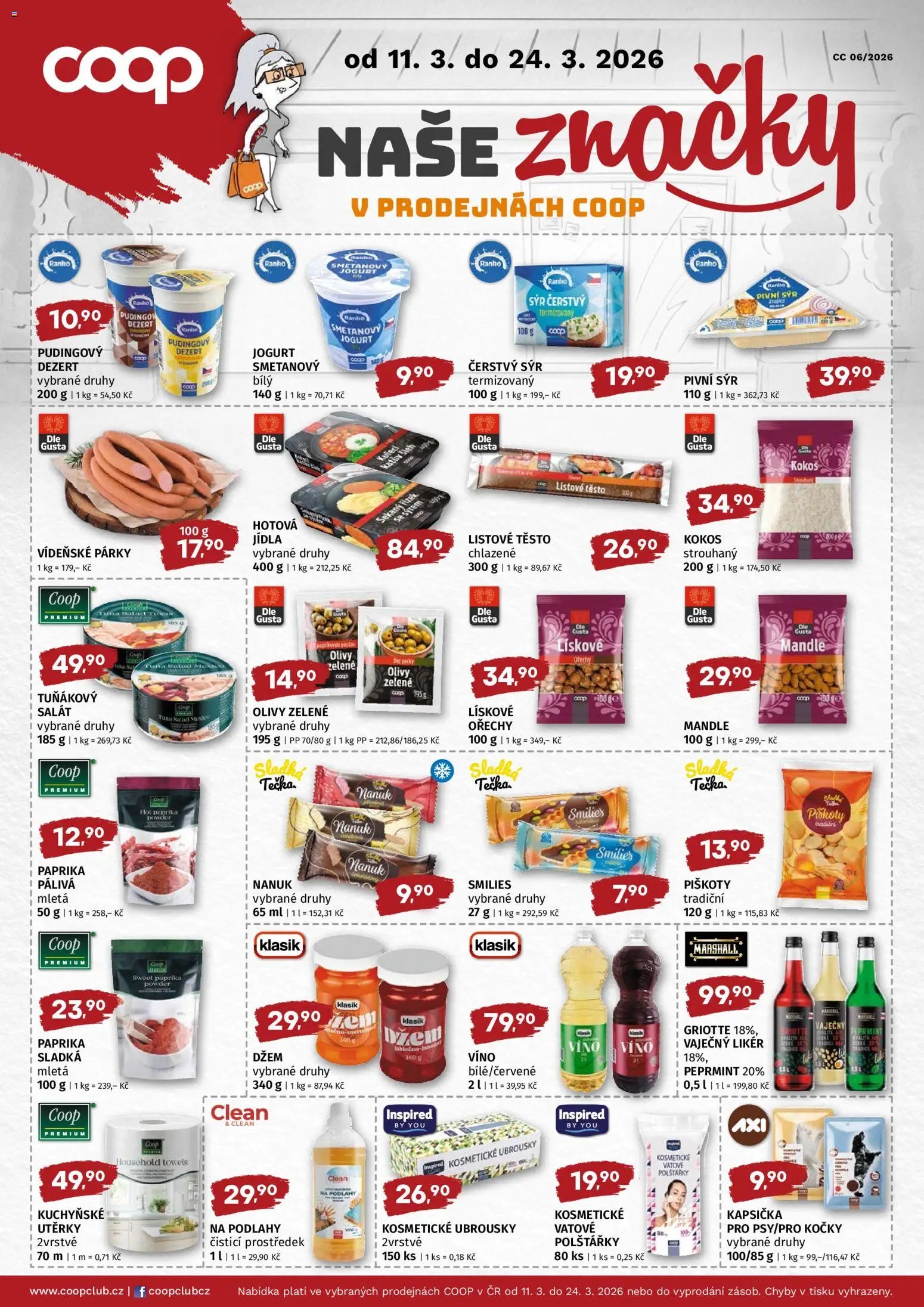 Terno leták - COOP naše super ceny (2026-03-11 - 2026-03-24)