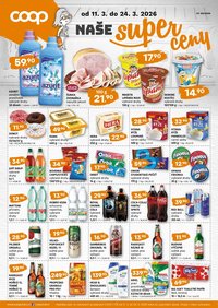 Terno leták - COOP naše super ceny (2026-03-11 - 2026-03-24)