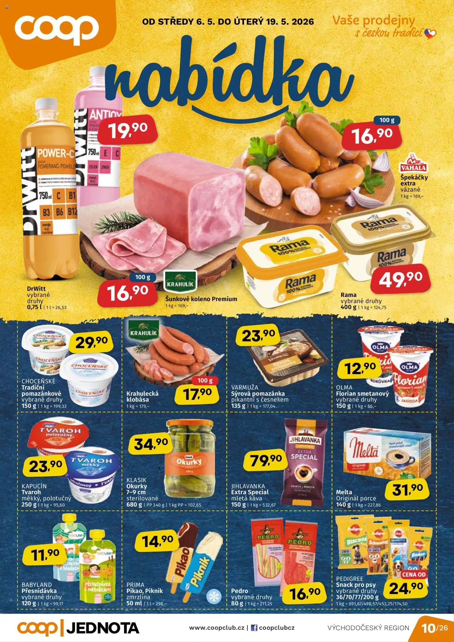 Coop leták - Východočeský region (2026-05-06 - 2026-05-19)