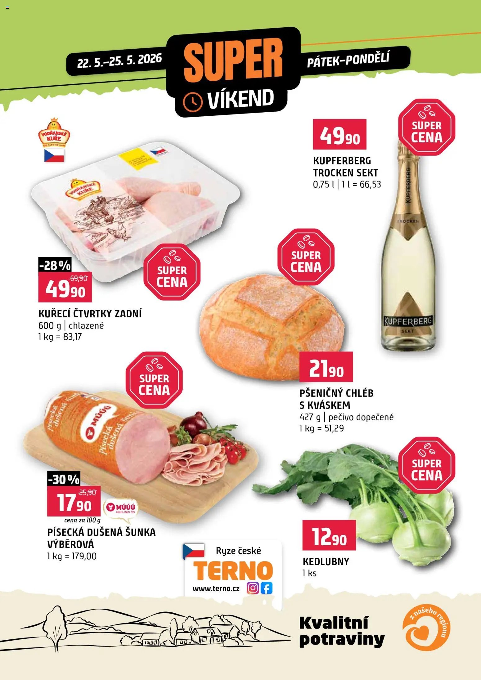 Terno leták - Super víkend (2026-05-22 - 2026-05-25)