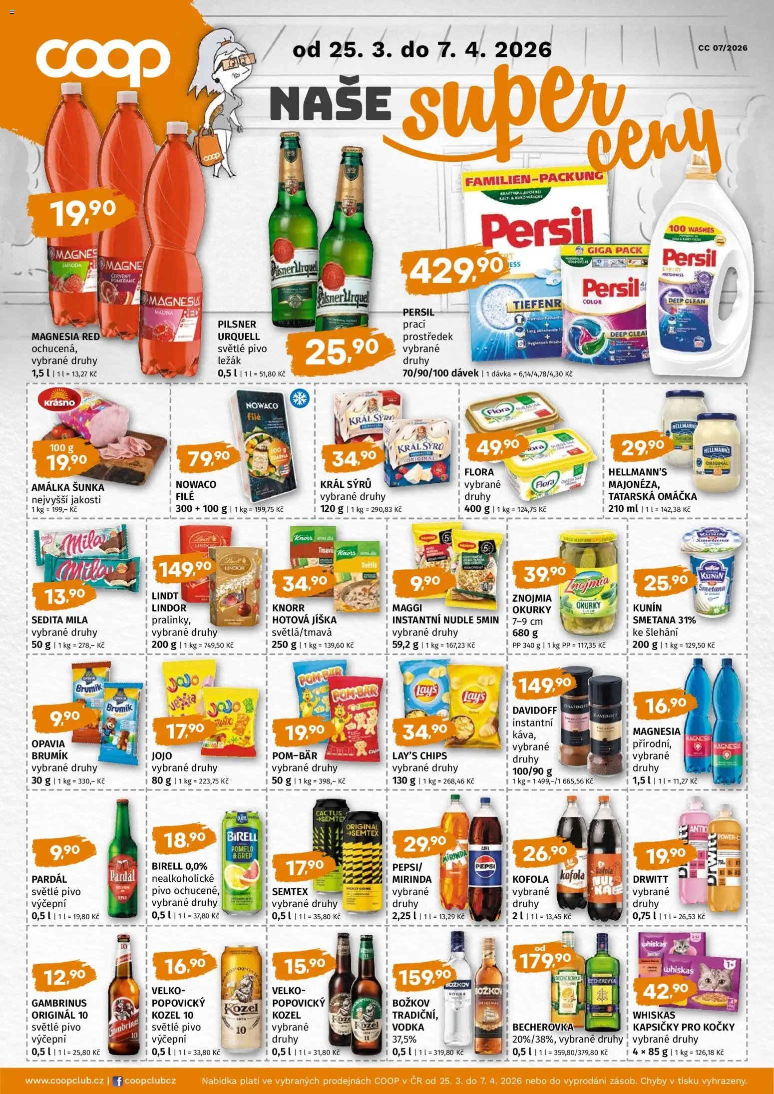 Terno leták - COOP naše super ceny (2026-03-25 - 2026-04-07)