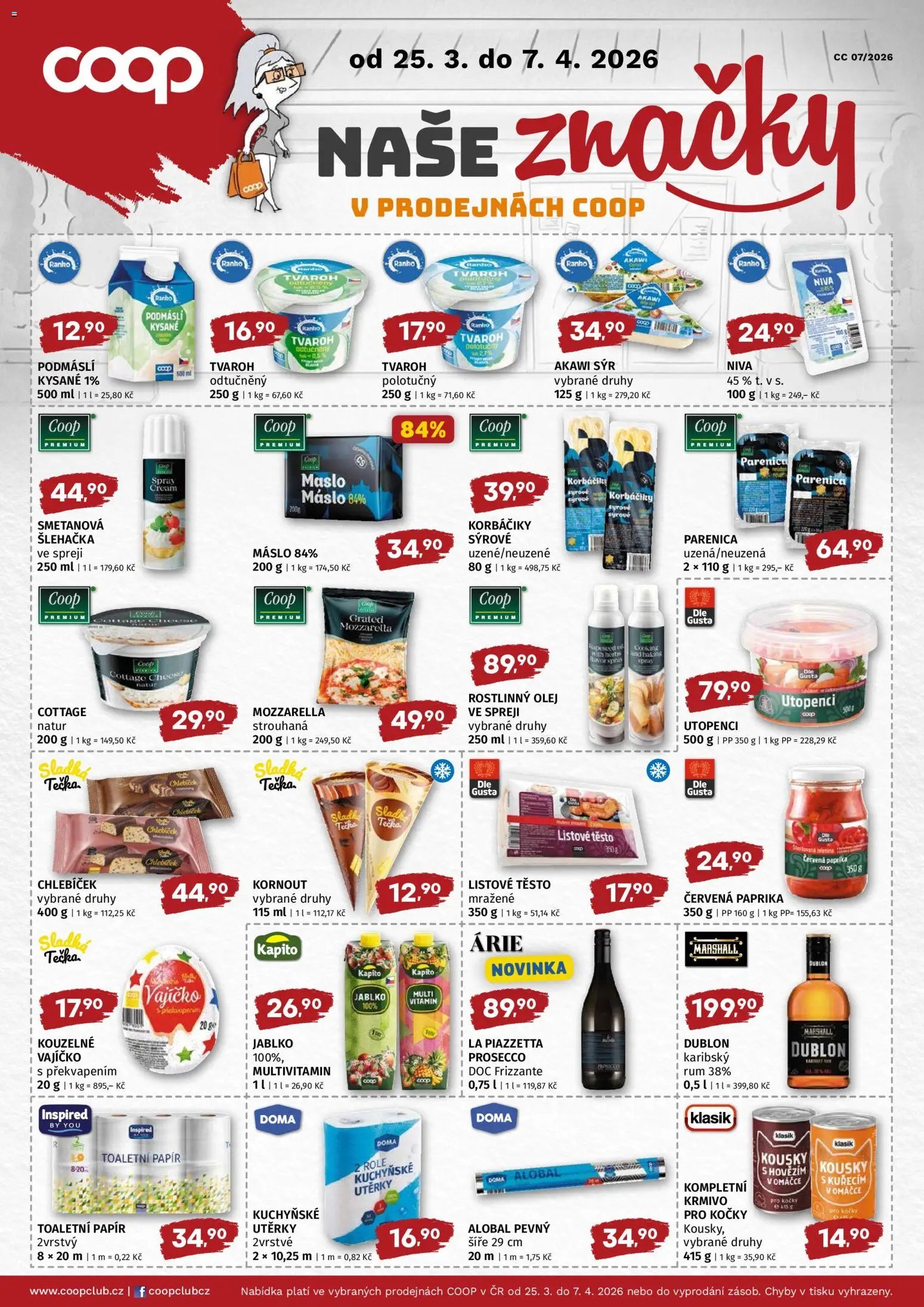 Terno leták - COOP naše super ceny (2026-03-25 - 2026-04-07)