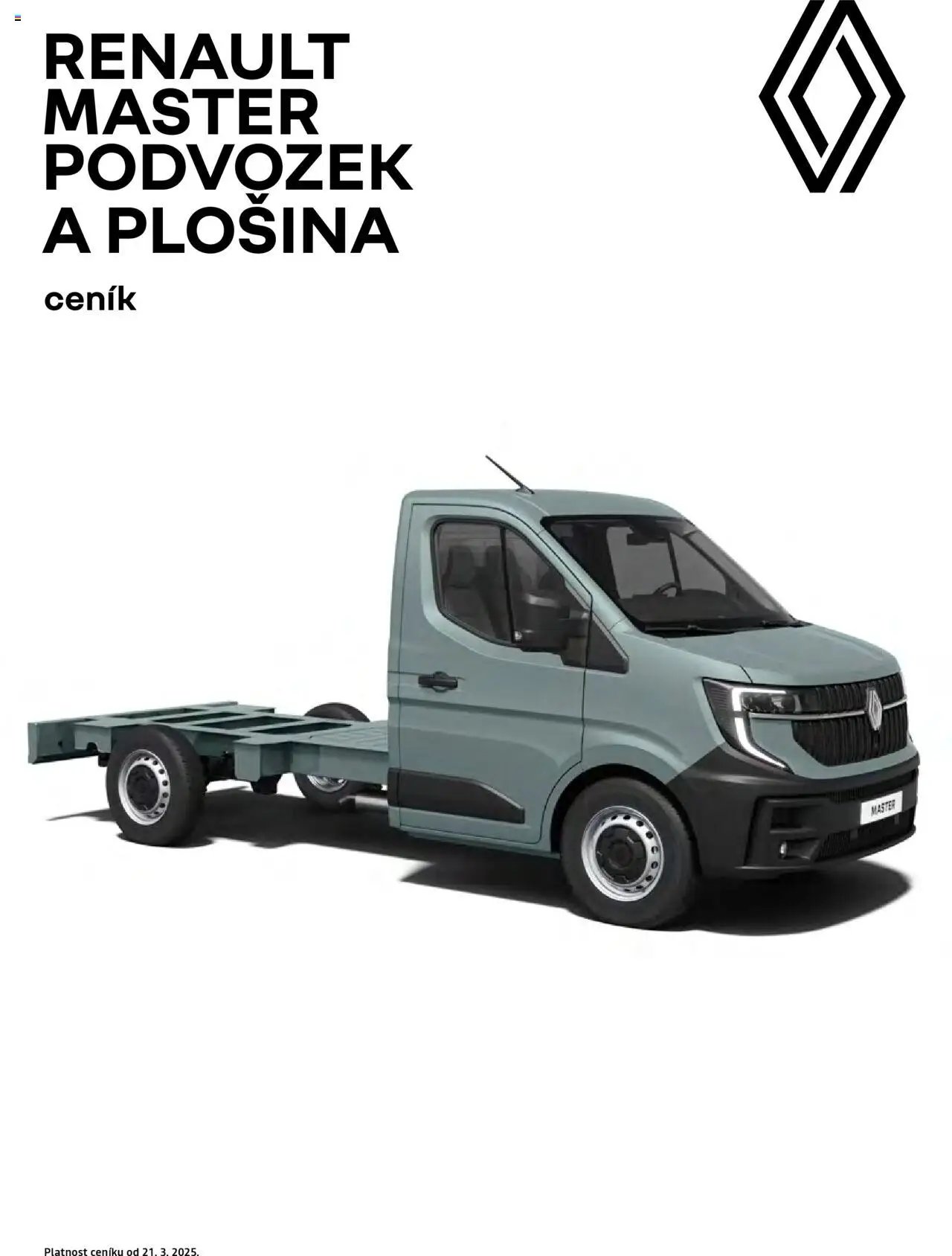 Renault katalog - Master Podvozek / Plošina (2025-04-25 - 2026-02-28)