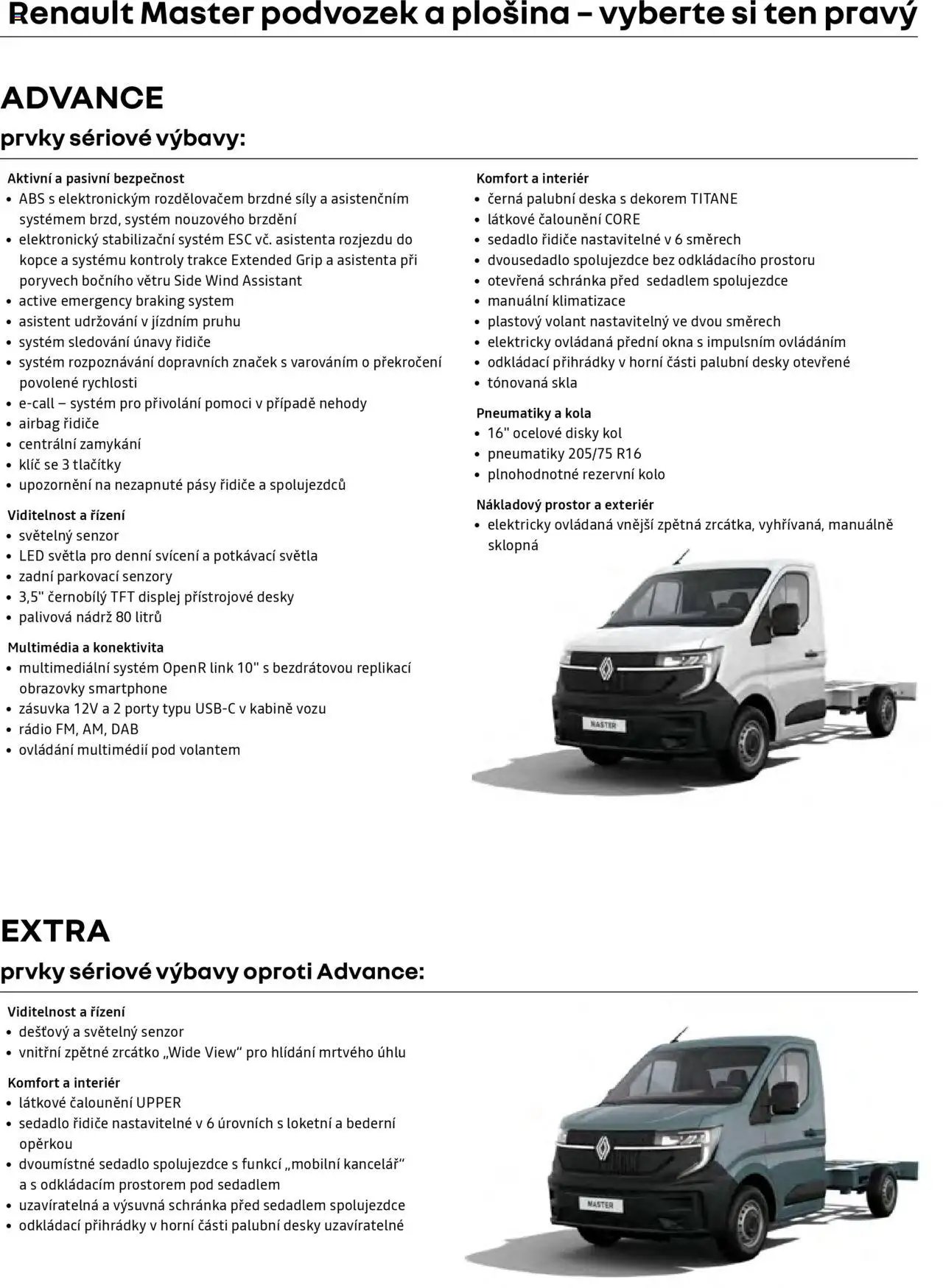 Renault katalog - Master Podvozek / Plošina (2025-04-25 - 2026-02-28)