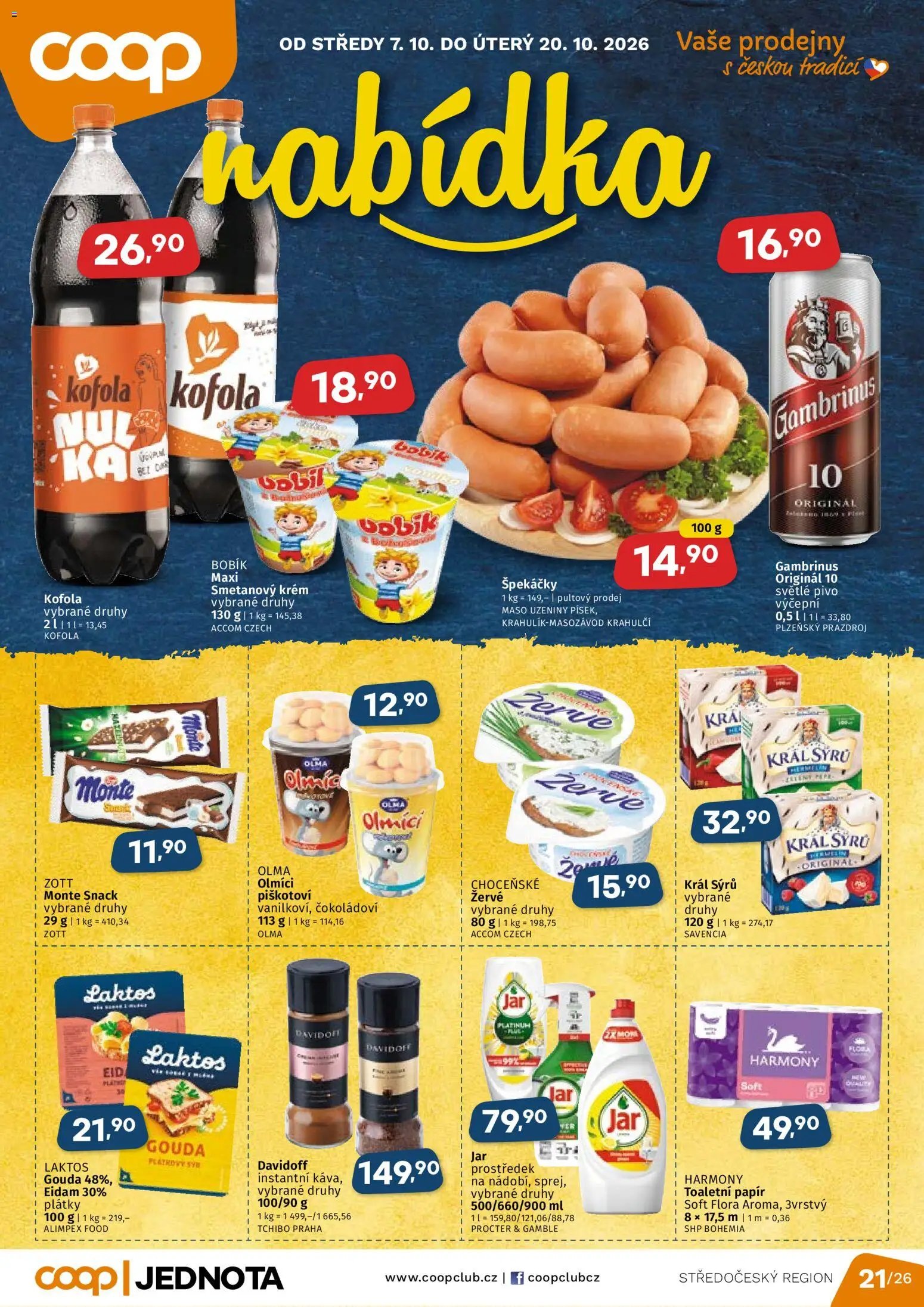 Coop leták - Středočeský region