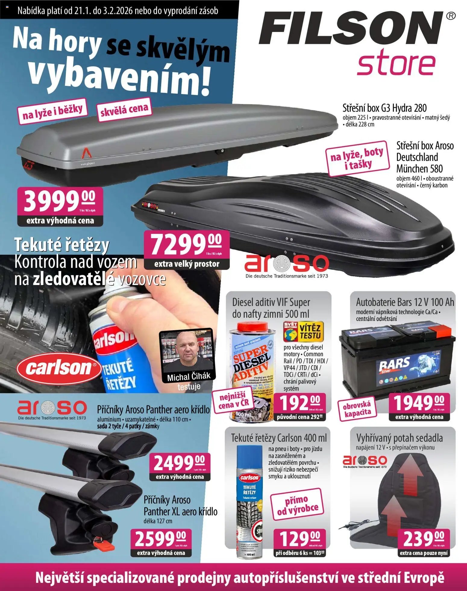 Na hory se skvělým vybavením! (2026-01-21 - 2026-02-03)