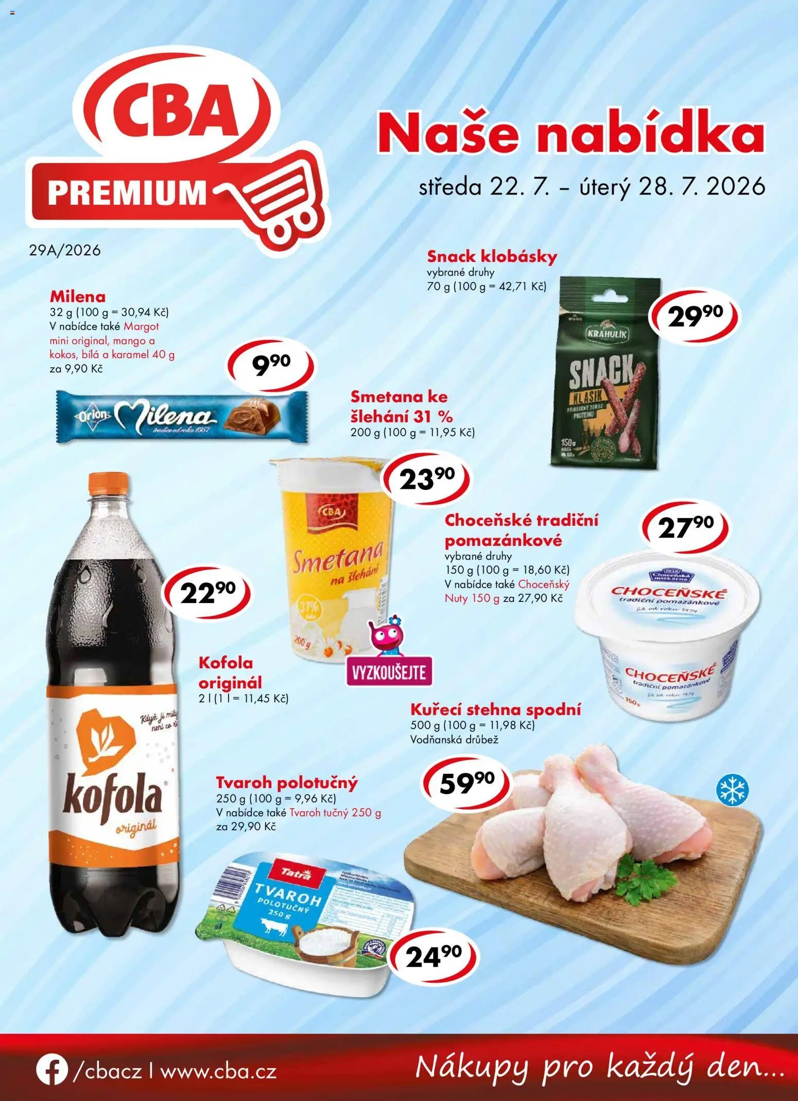 CBA leták - Premium
