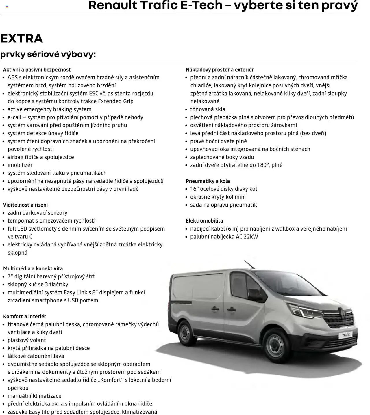 Renault katalog - Trafic E-Tech elektrický (2025-04-25 - 2026-02-28)