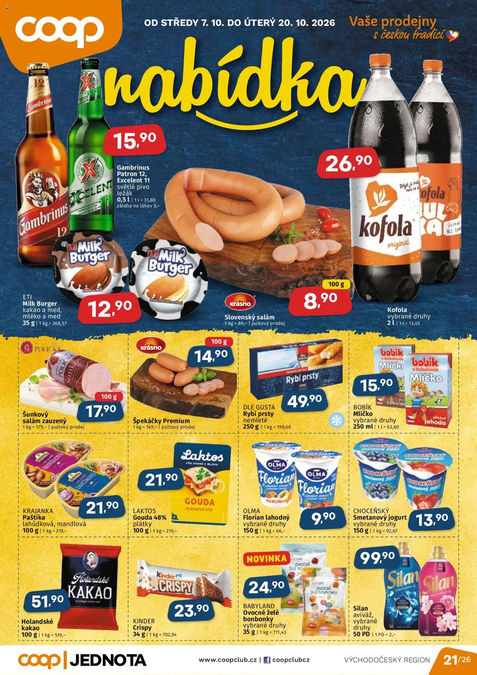 Coop leták - Východočeský region