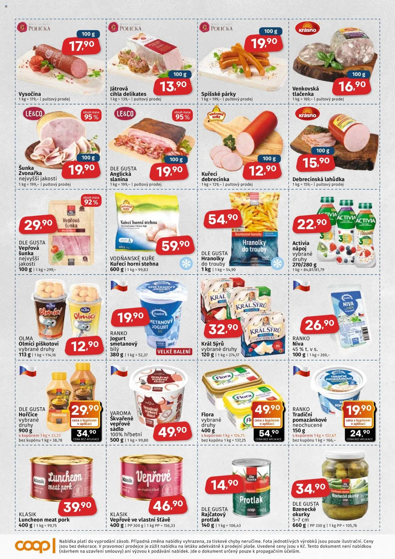 Coop leták - Východočeský region