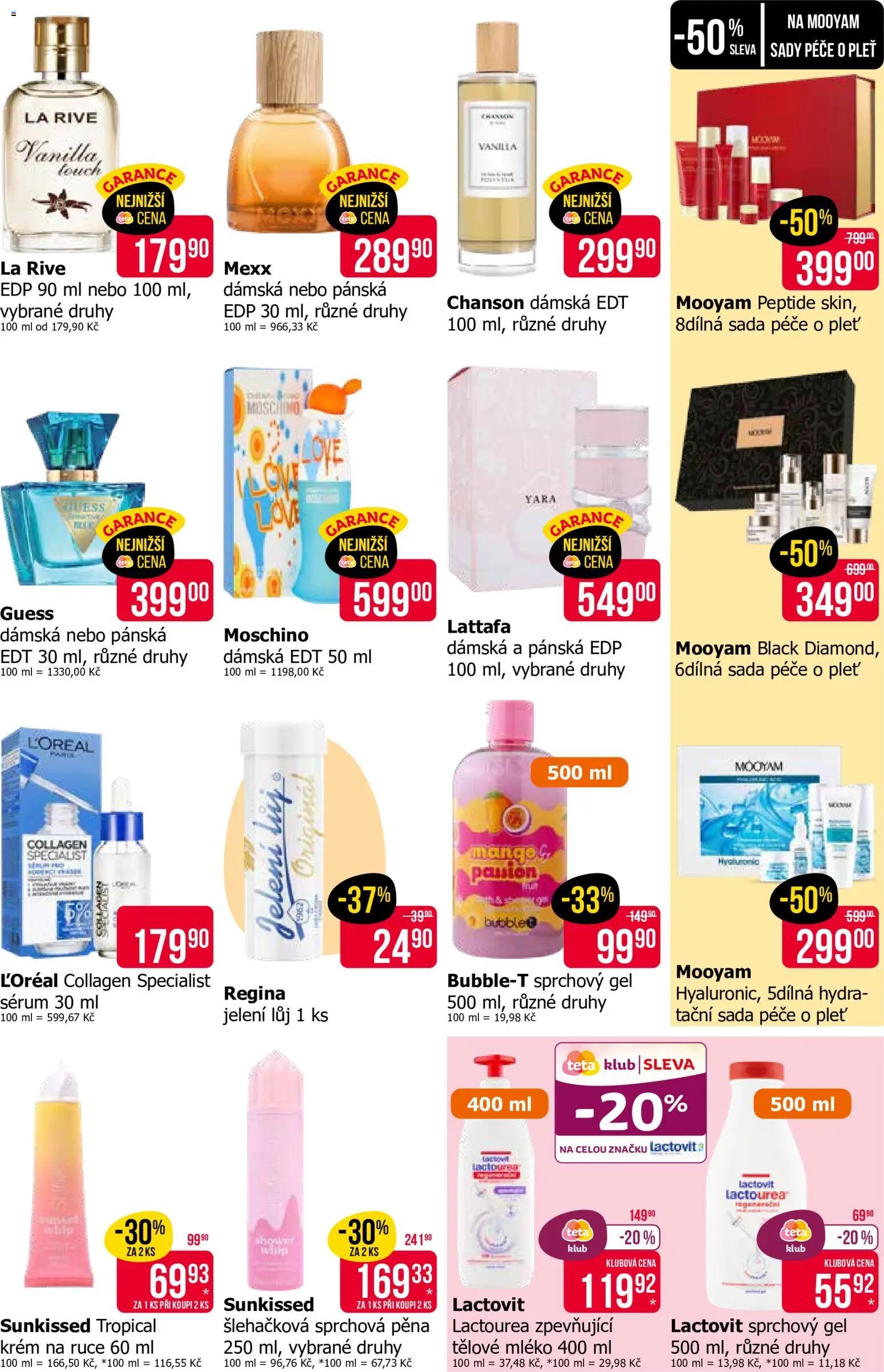 TETA Drogerie leták