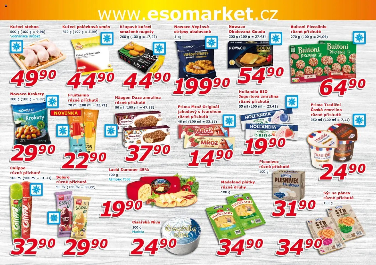 Eso market leták